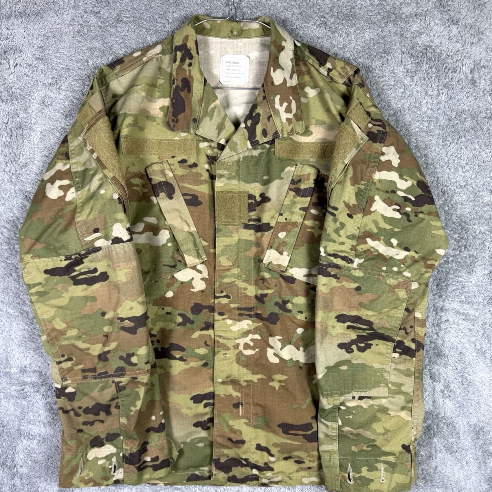 Vintage US Army Jacket S Coat Combat Uniform Reg Short Trouser Perimeter Insect Guard Size US 29 - 2 Thumbnail