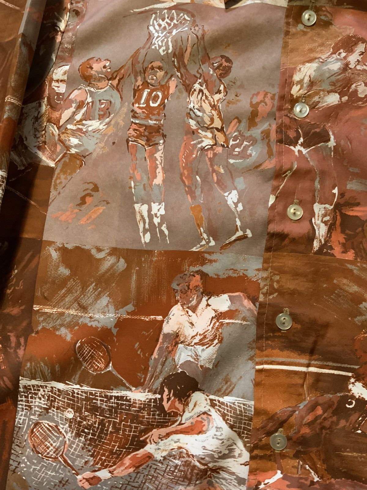 Playboy × Vintage Vintage 70s Chemise Et Cie Playboy Sports AOP Collage Shirt Size US S / EU 44-46 / 1 - 8 Thumbnail