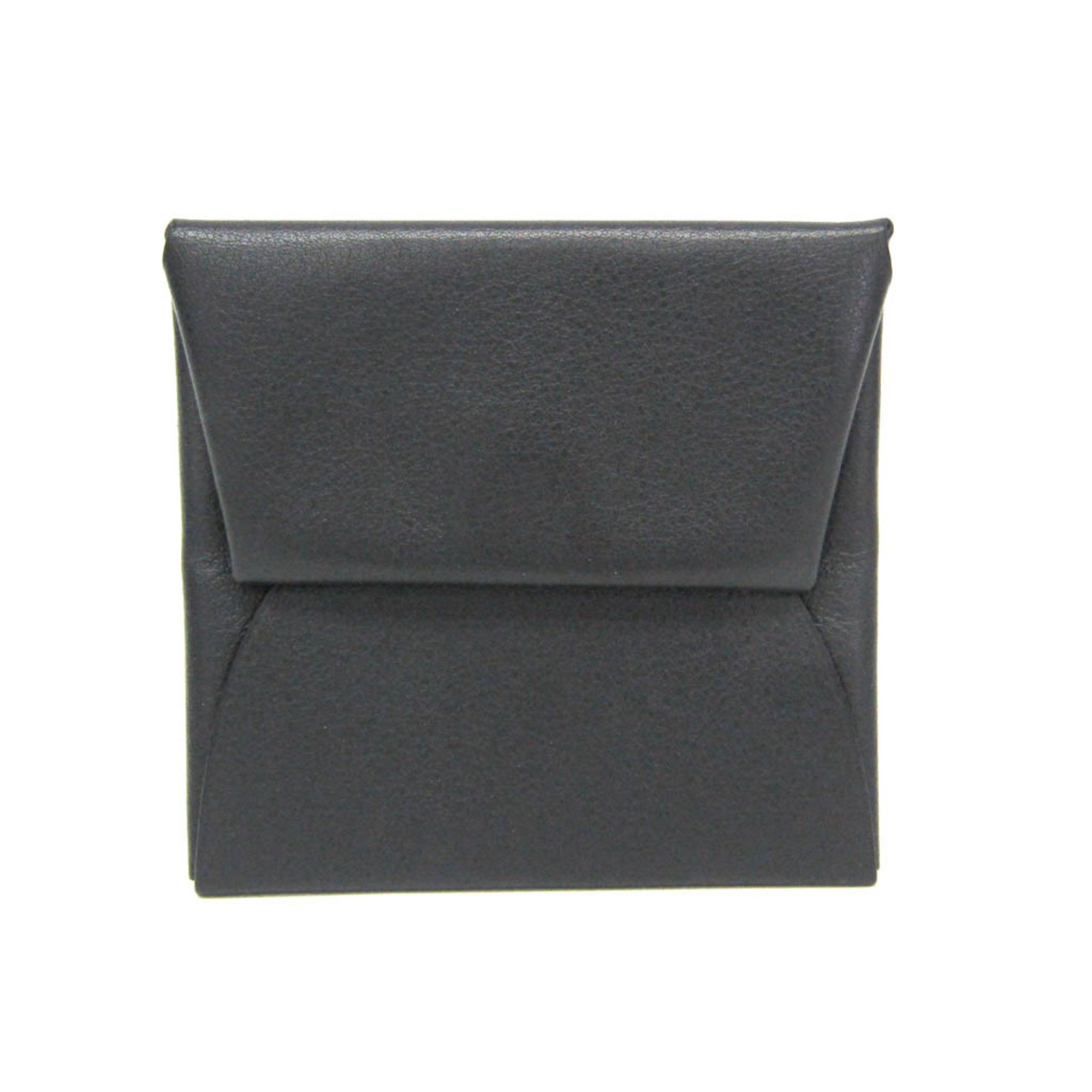 Hermes Hermes Bastia Verso Men,Women Leather Coin Purse/coin Case Black,Navy Size ONE SIZE - 1 Thumbnail