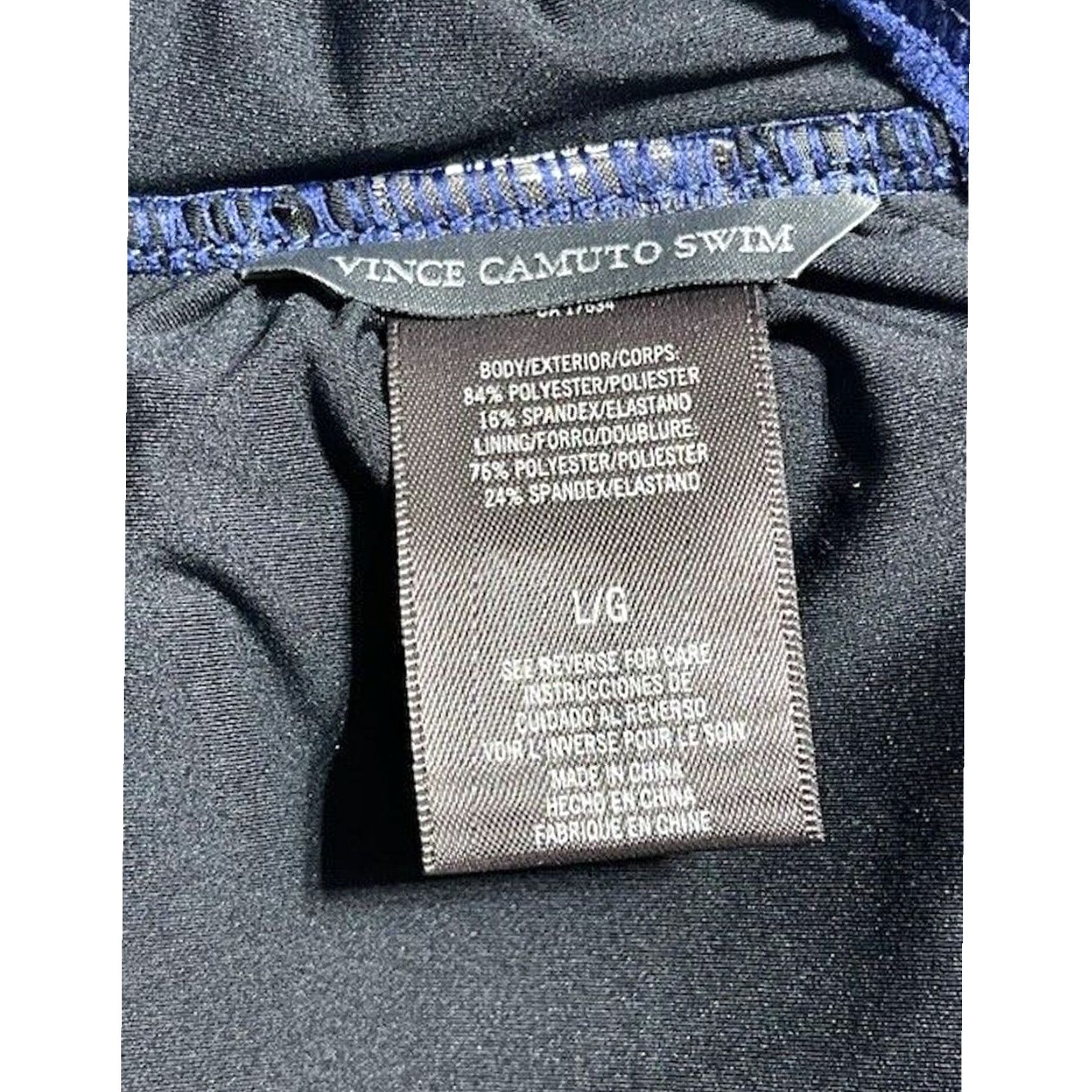 Vince Camuto Vince Camuto Bandeau Bikini Top L Resort Swim Coastal Feminine Classic Vacation Womens Spa? Size L / US 10 / IT 46 - 6 Thumbnail