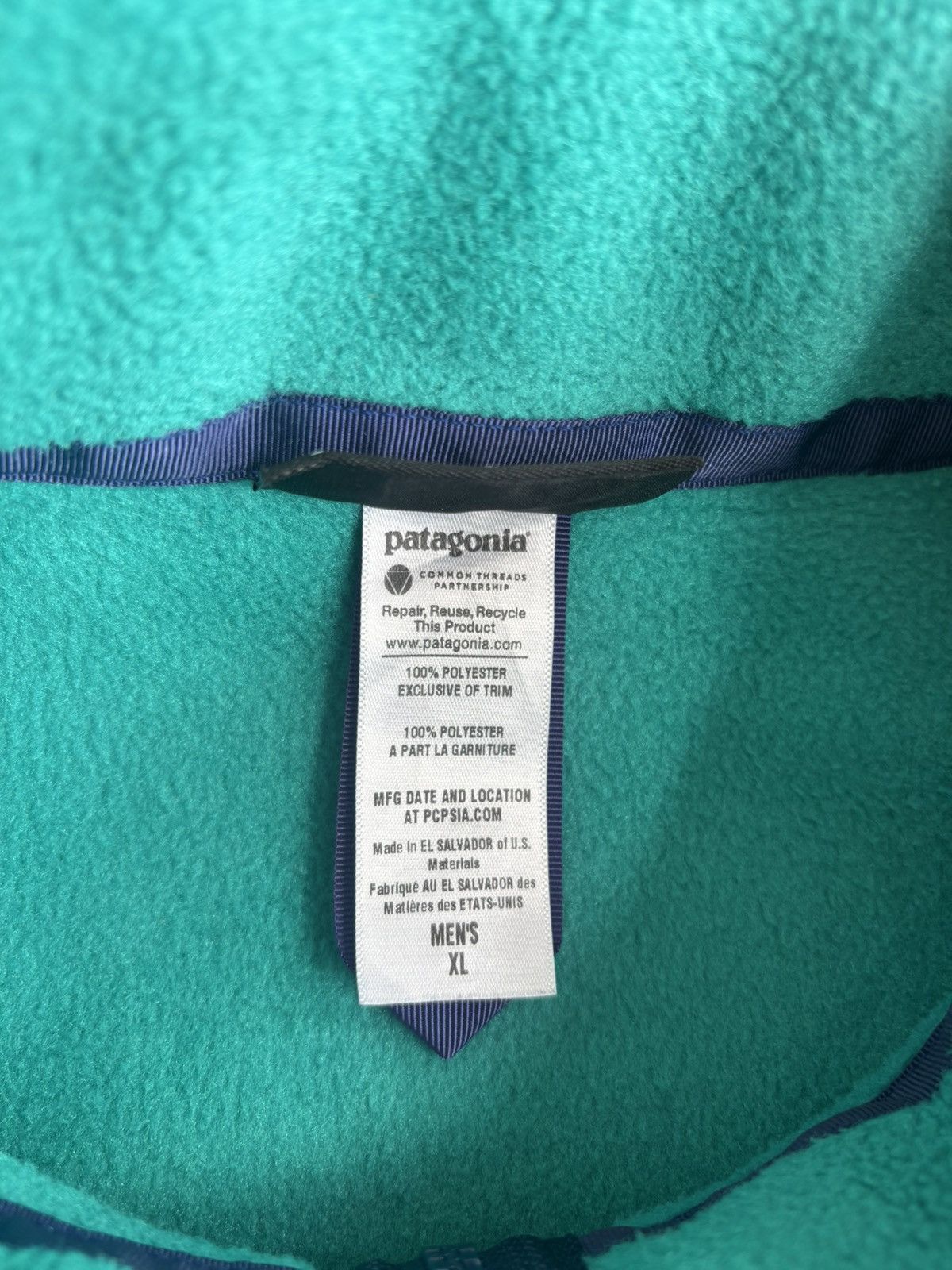 Patagonia Patagonia Classics Turquoise Vest Size US XL / EU 56 / 4 - 8 Thumbnail