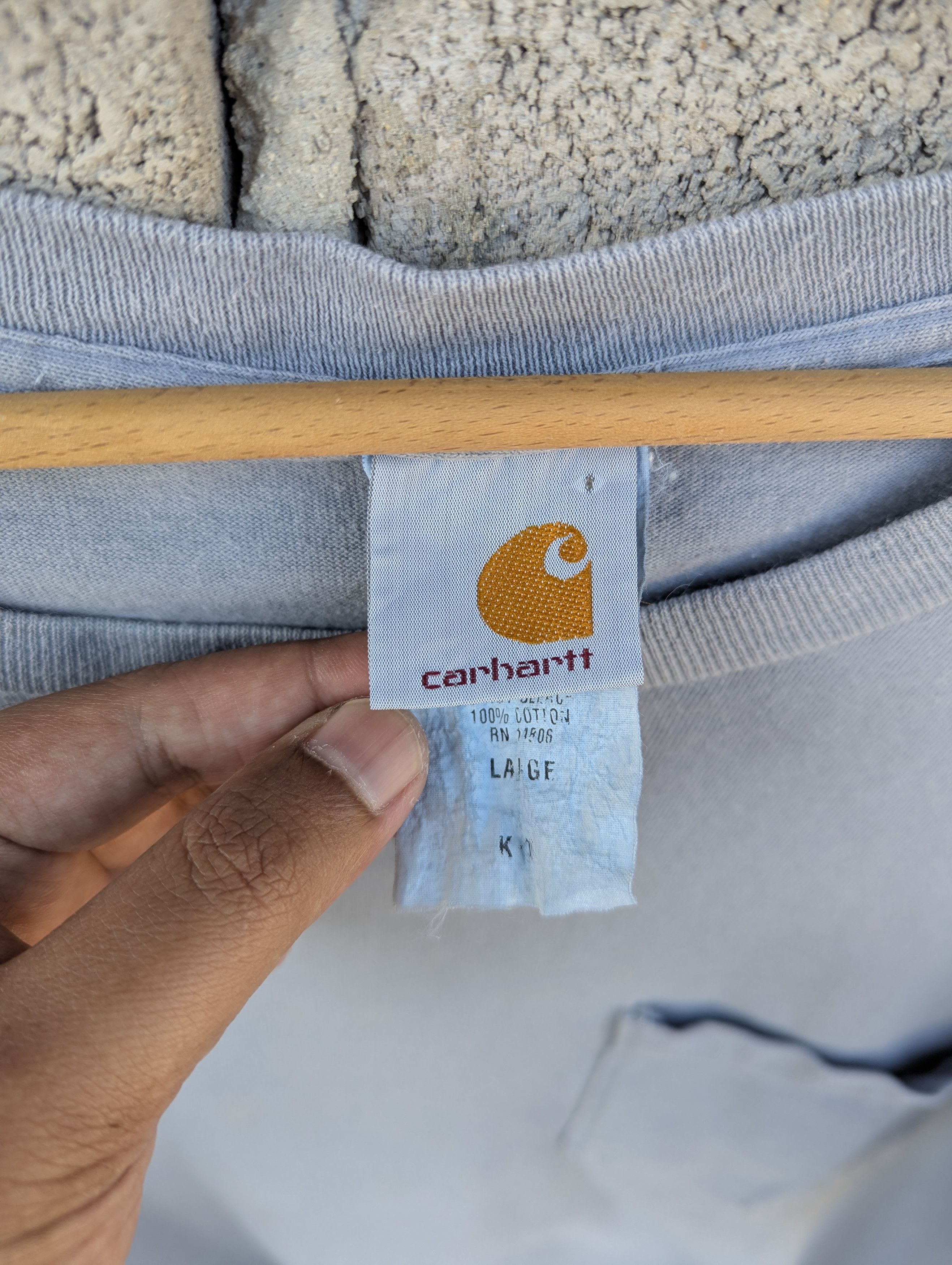 Carhartt Vintage 80s 90s Carhartt Pocket Tee Size US L / EU 52-54 / 3 - 4 Thumbnail