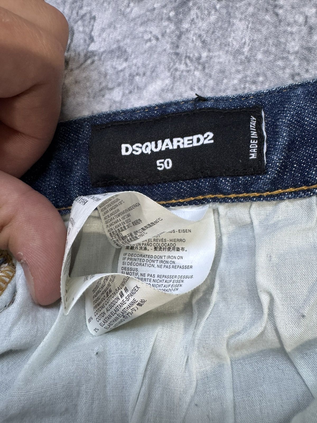 Dsquared2 Distressed DSQUARED2 Jeans Luxury Slim Size US 32 / EU 48 - 13 Thumbnail