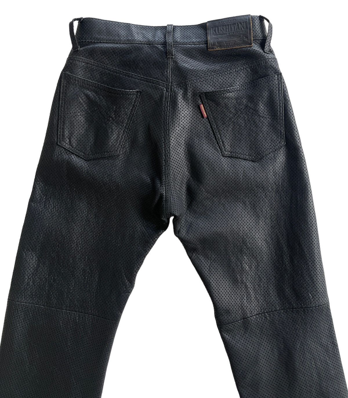 Fox Racing Vintage Kushitani Cowhide Leather Bikers Motorcycle Pants Size US 28 / EU 44 - 4 Thumbnail
