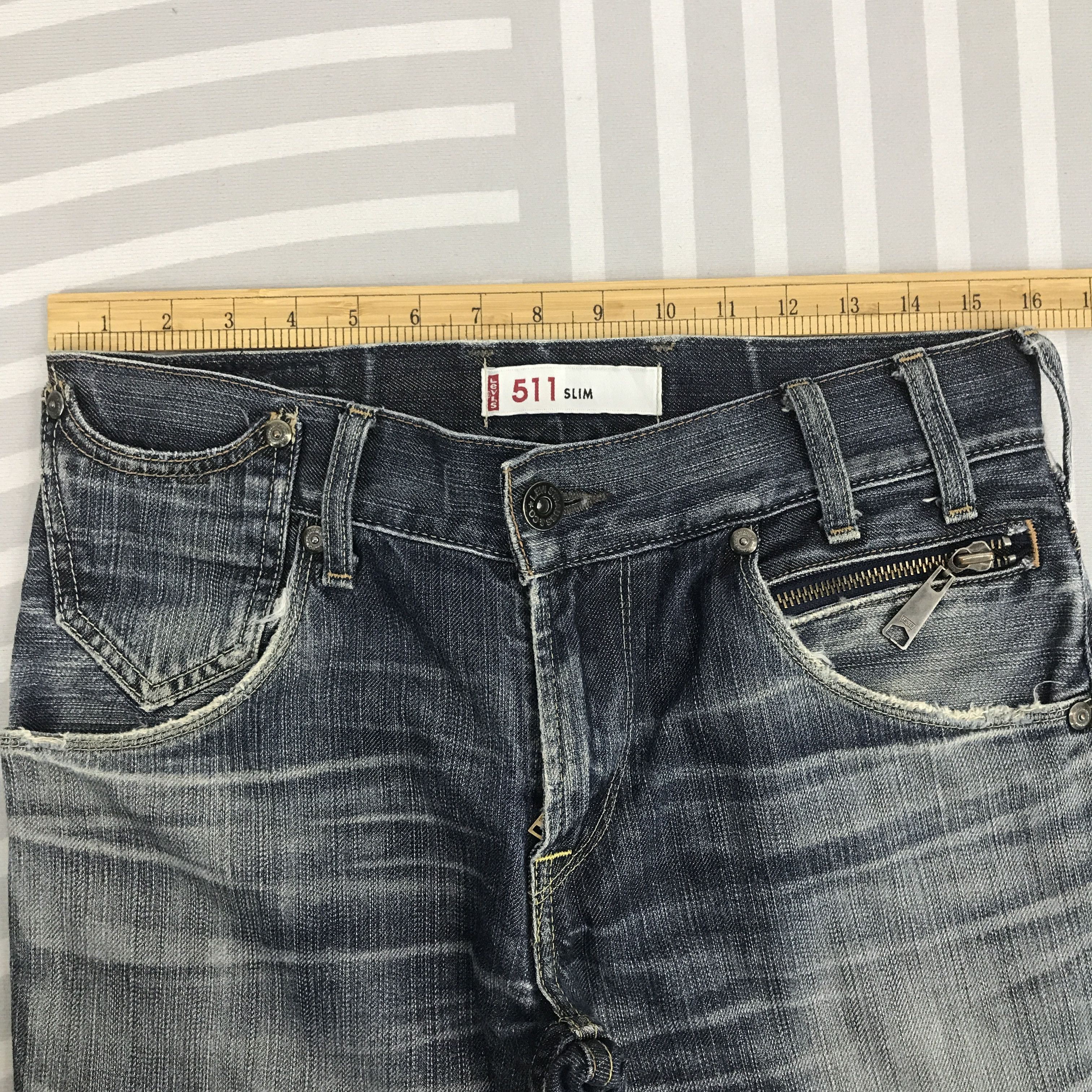Levi's Vintage Levi's Distressed Denim Size US 31 - 7 Thumbnail