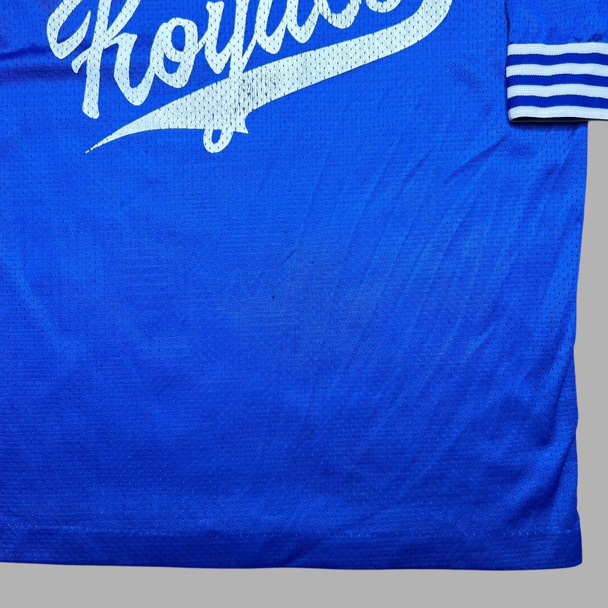 MLB × Vintage Vintage 1970s MLB Kansas City Royals Spell Out Artex Jersey Size US M / EU 48-50 / 2 - 16 Thumbnail