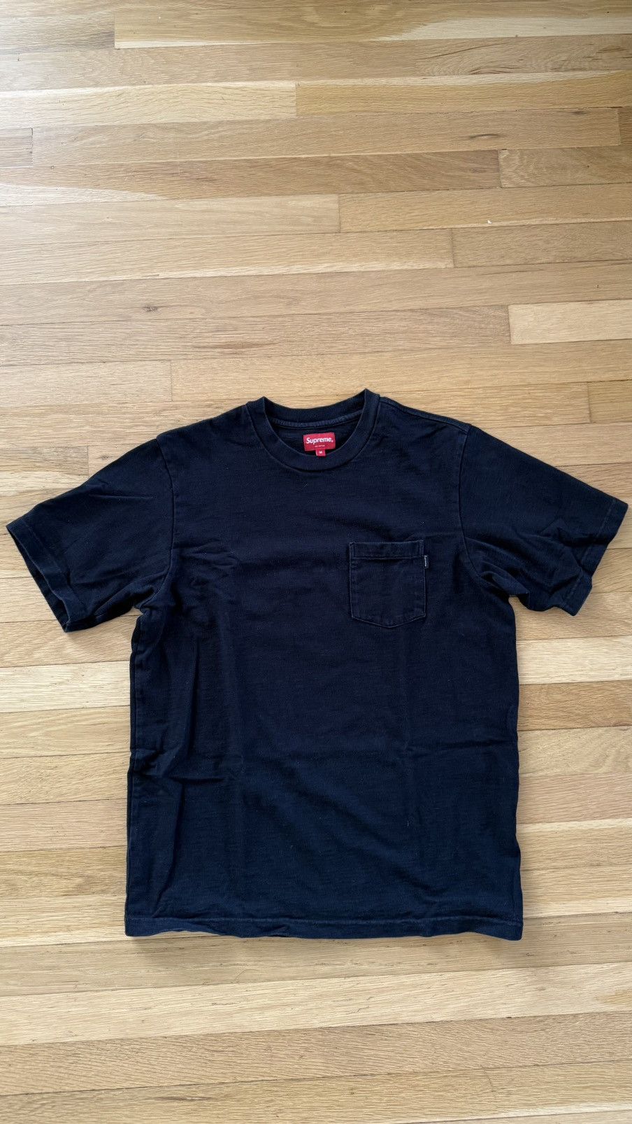 Supreme Supreme Heavyweight Pocket Tee Medium Black Size US M / EU 48-50 / 2 - 1 Thumbnail