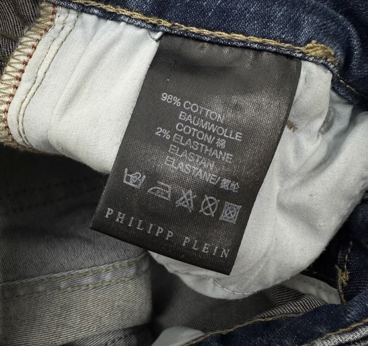 Philipp Plein Philipp Plein Blue Jeans J42 Size 26" / US 2 / IT 38 - 5 Thumbnail