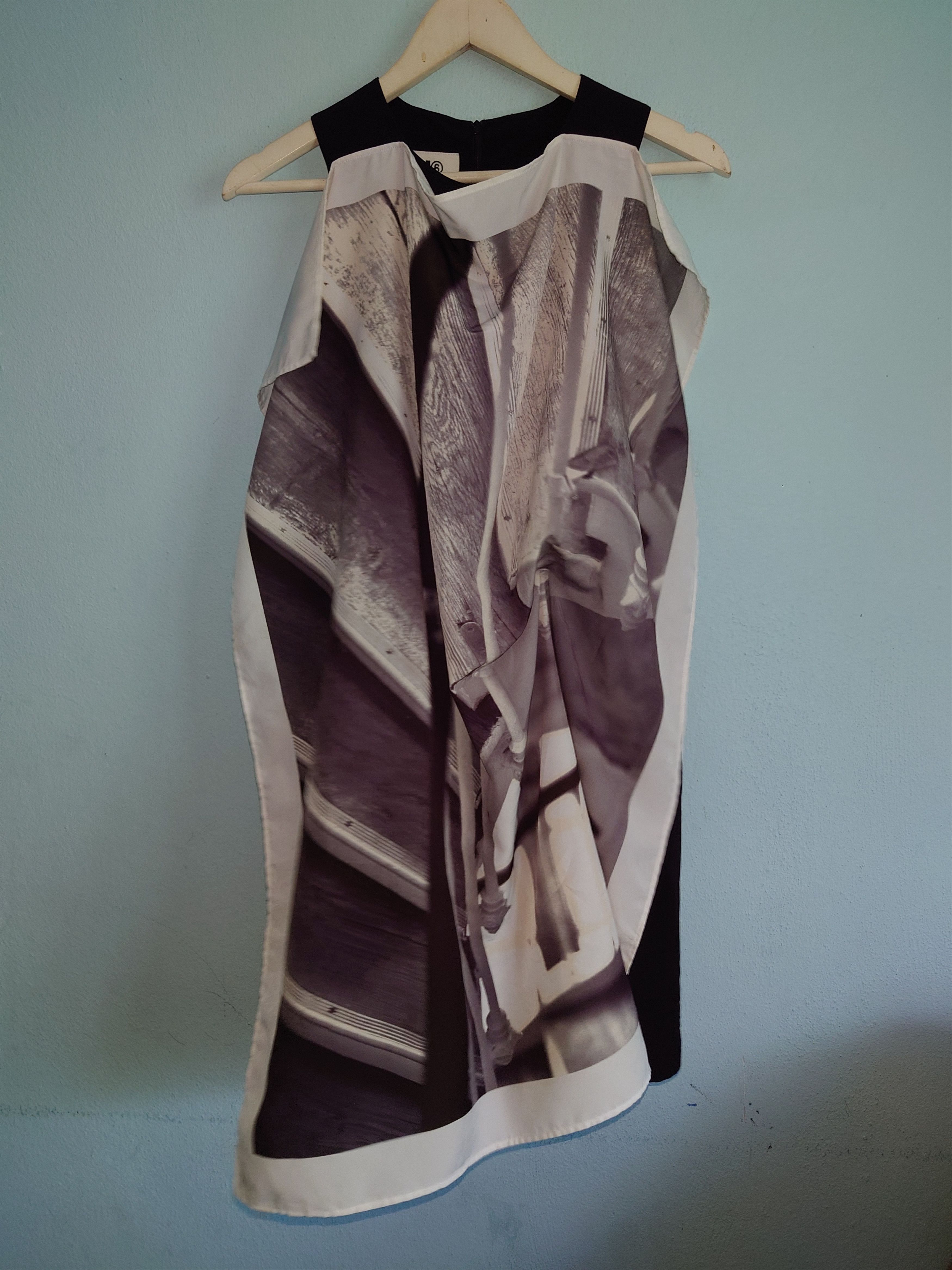 MM6 MM6 Maison Martin Margiela SS14 Spiral Staircase Scarf Dress Size M / US 6-8 / IT 42-44 - 2 Thumbnail