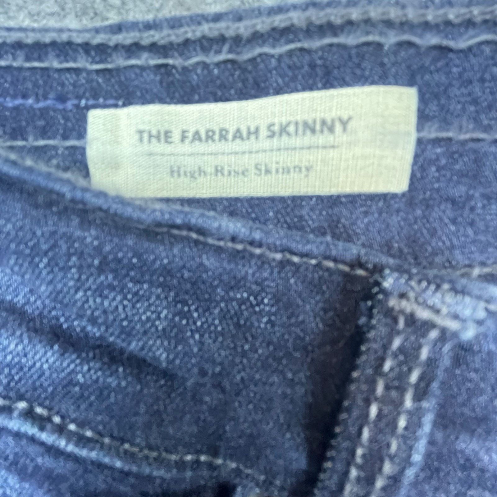 AG Adriano Goldschmied AG Adriano Goldschmied The Farrah Jeans Women 24 Blue Skinny Size 24" / US 00 / IT 34 - 4 Thumbnail