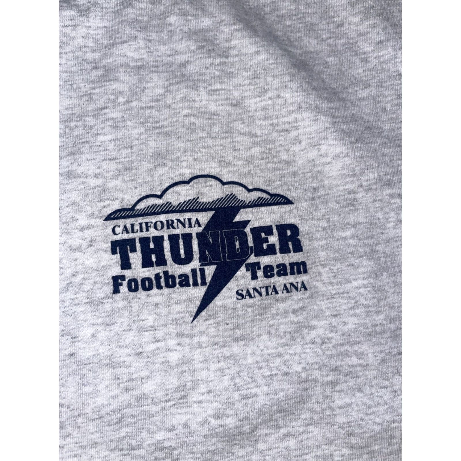 Tultex VINTAGE Tultex T-Shirt Grey XL California Santa Ana Thunder Football Mens XL Grey Tultex T-Shirt California Football Size US XL / EU 56 / 4 - 2 Thumbnail