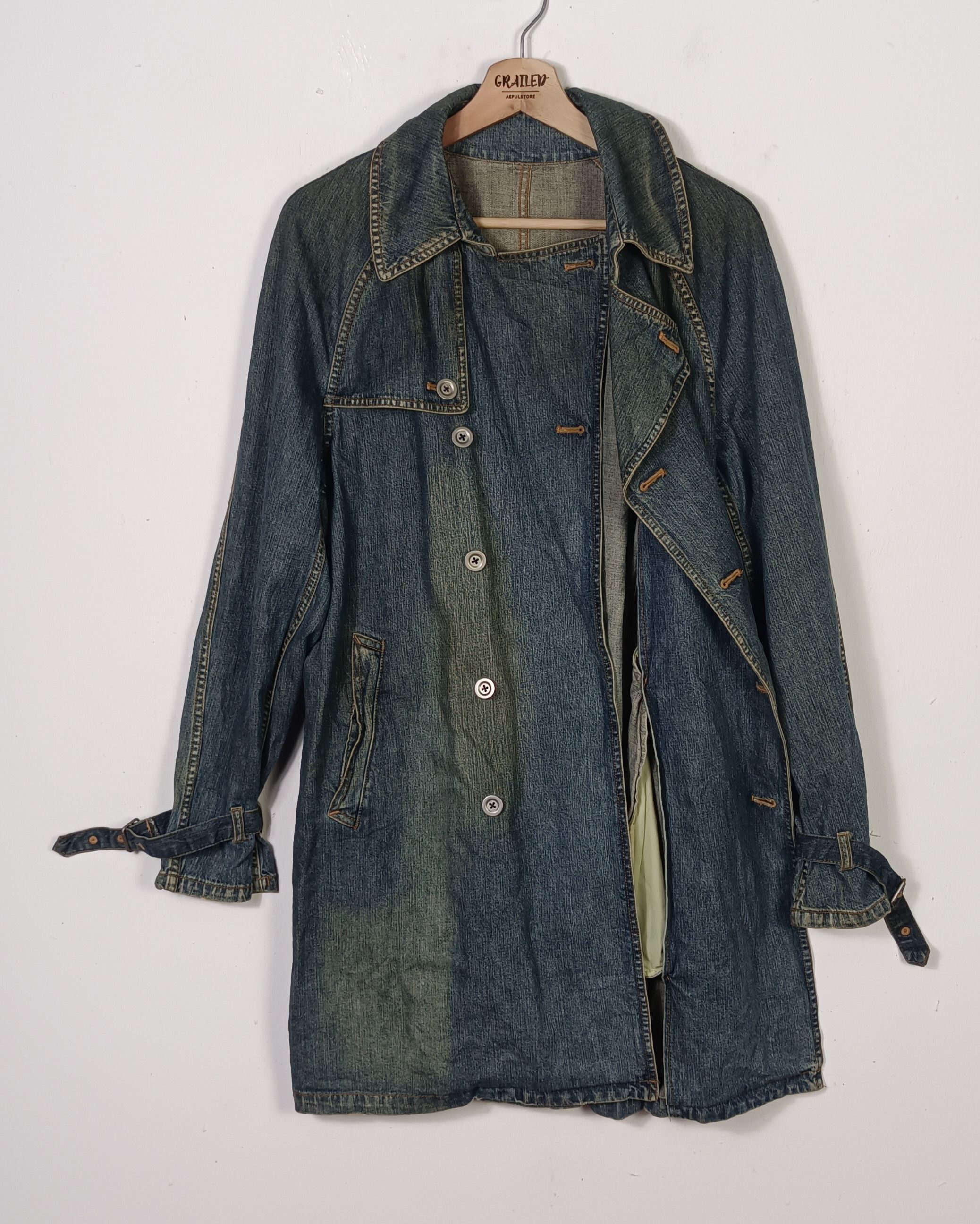 Japanese Brand × SHIPS × Vintage Vintage SHIPS Denim Parkas Size M / US 6-8 / IT 42-44 - 3 Thumbnail