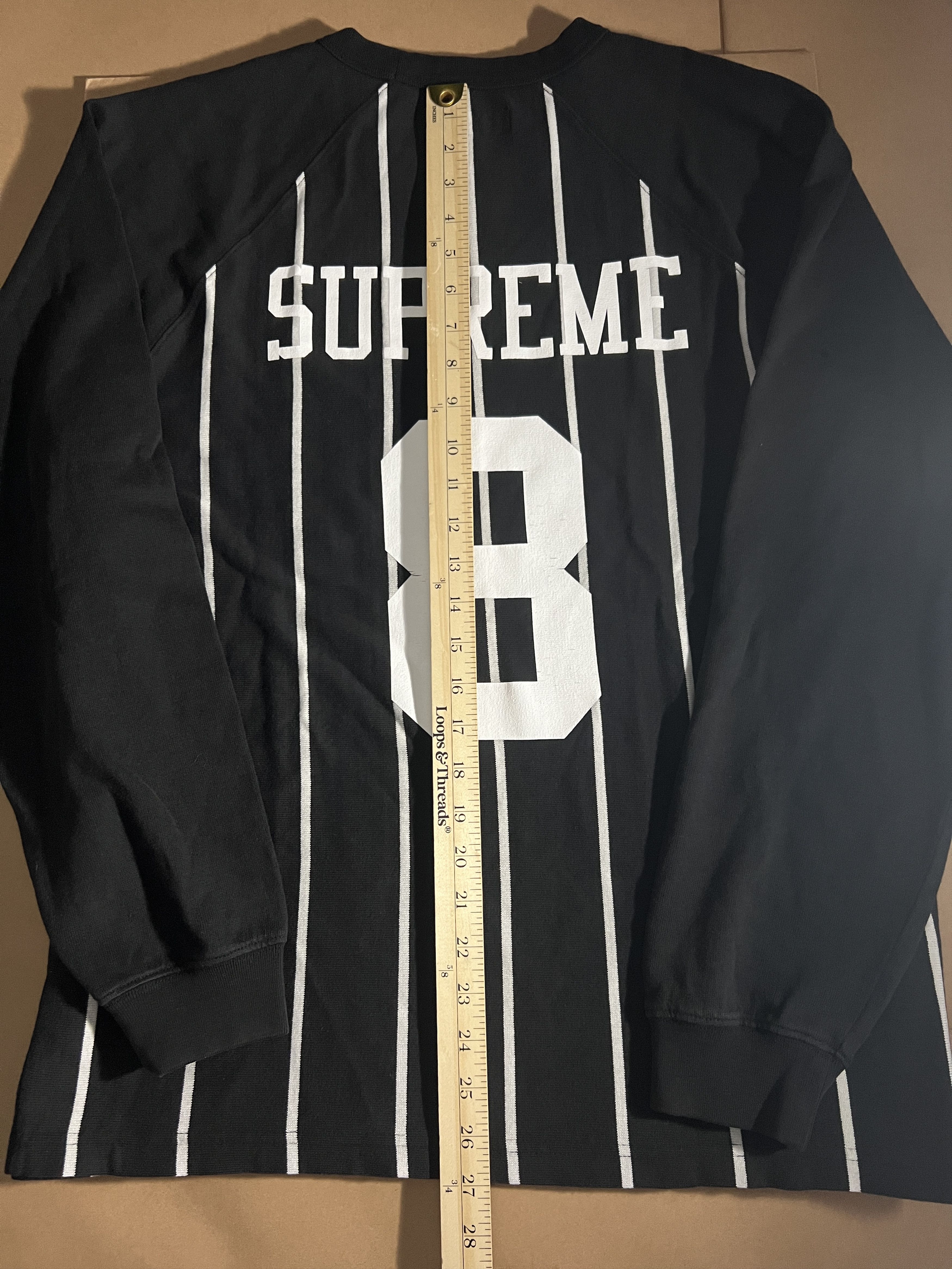Supreme RAGLAN LONG SLEEVE TOP Size US M / EU 48-50 / 2 - 8 Thumbnail