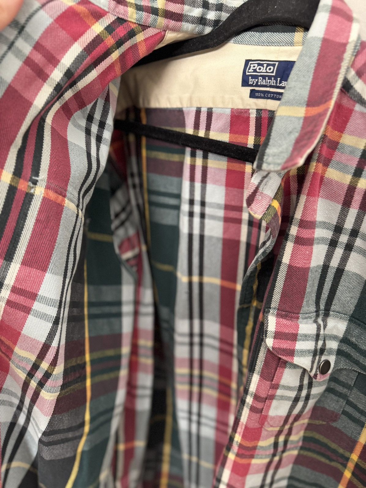 Polo Ralph Lauren × Vintage rare ralph lauren oversized flannel Size US L / EU 52-54 / 3 - 7 Thumbnail