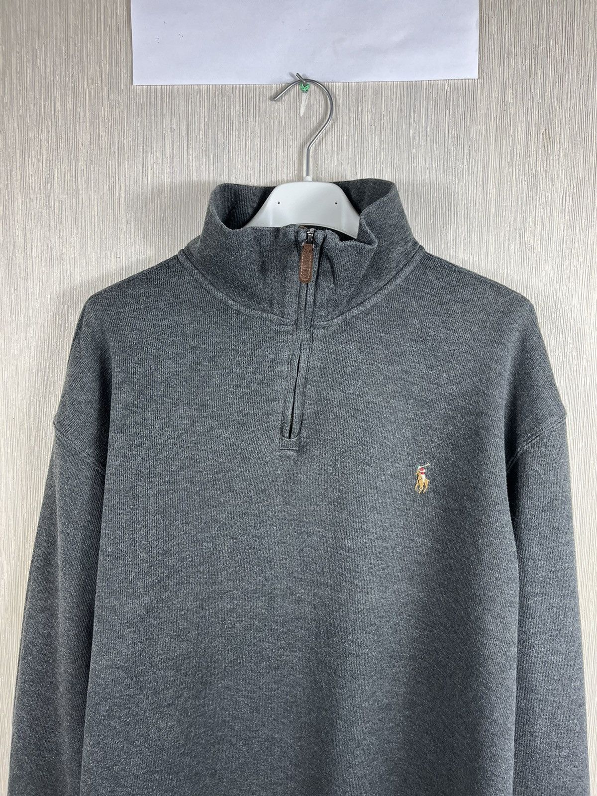 Polo Ralph Lauren × Ralph Lauren × Vintage Polo Ralph Lauren estate rib half zip quarter sweatshirt Size US XL / EU 56 / 4 - 5 Thumbnail