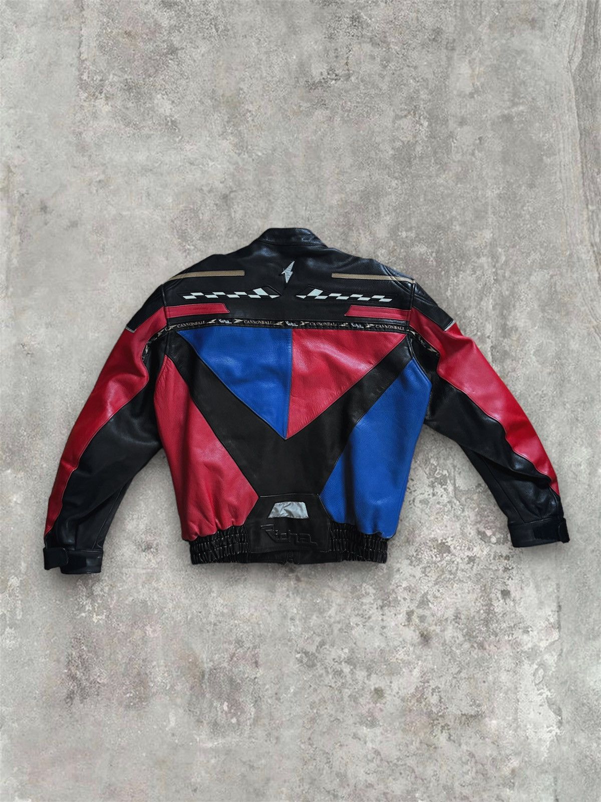 Genuine Leather × Vintage Richa Cannonball Leather Jacket