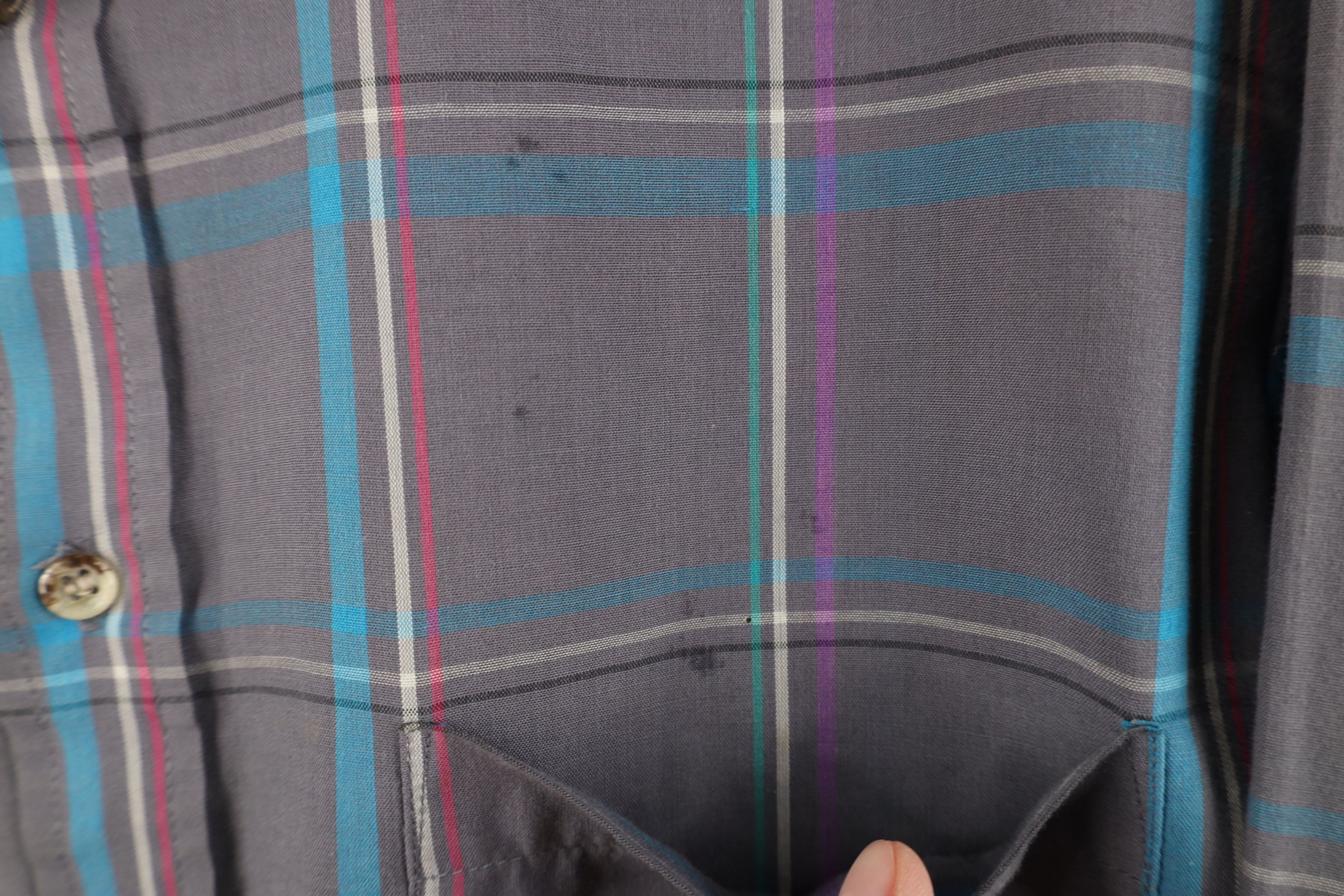 Vintage Vintage 80s 90s Streetwear Pocket Collared Button Down Shirt Size US M / EU 48-50 / 2 - 4 Thumbnail