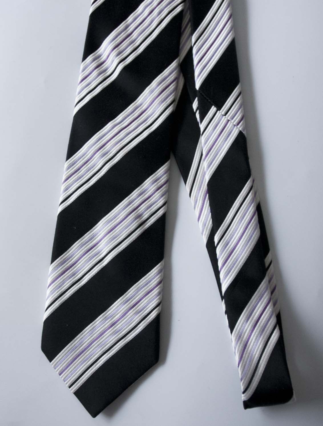 Donald Trump Donald J. Trump Tie Silk Black / White Size ONE SIZE - 2 Thumbnail