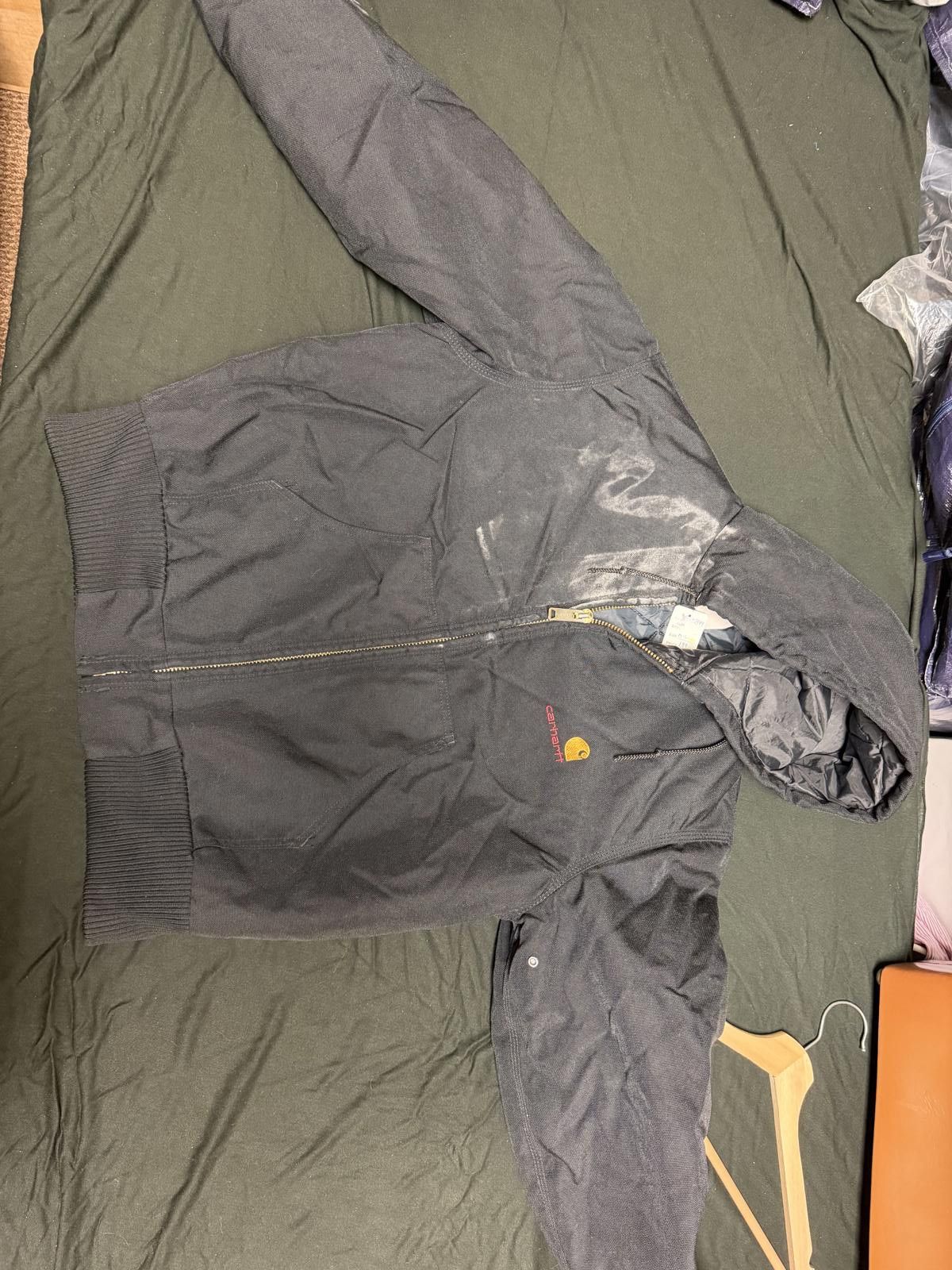 Carhartt Carhartt black jacket logo on the back Size US L / EU 52-54 / 3 - 4 Thumbnail