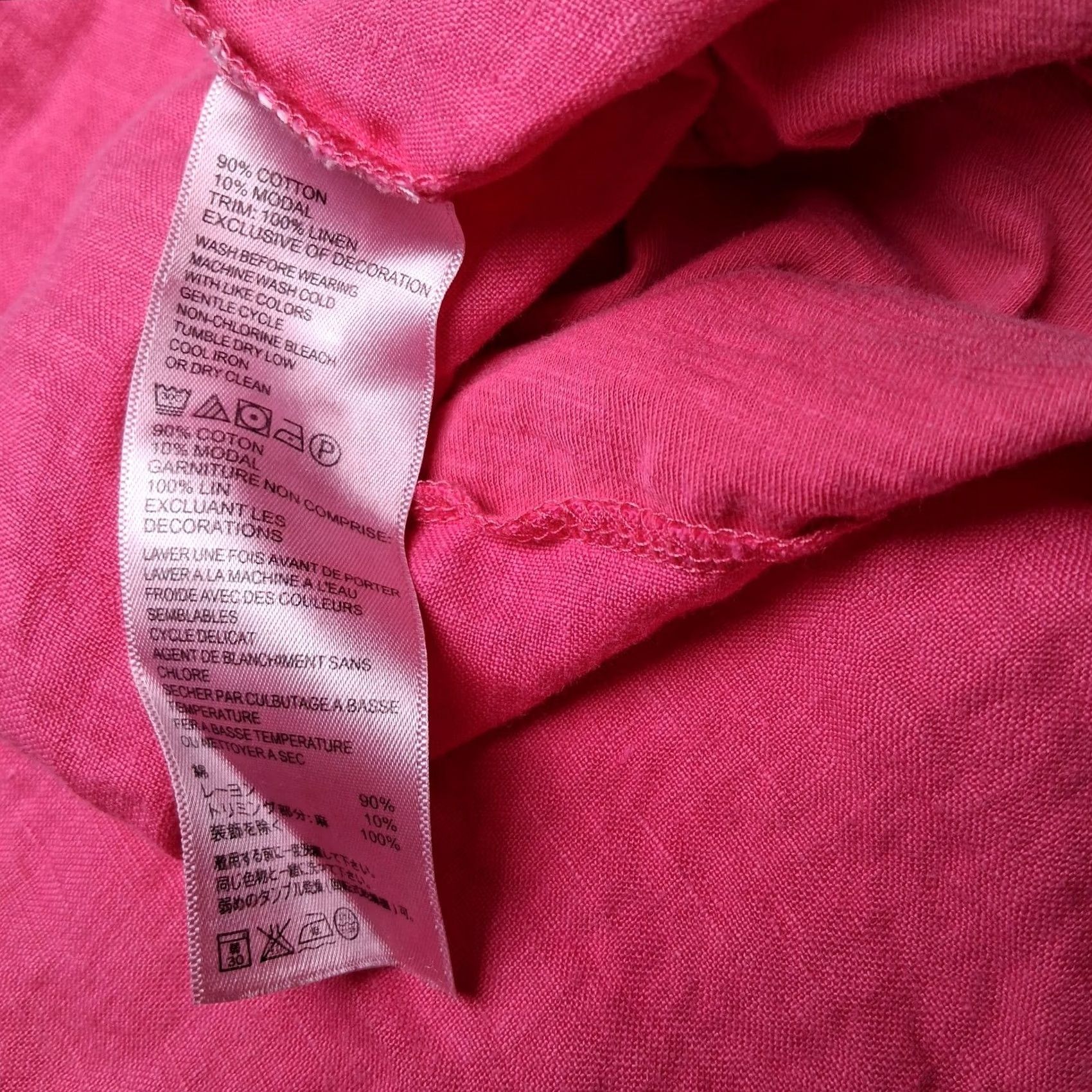 Tommy Bahama Tommy Bahama Pink Embroidered Sundress Knit Linen Trim Dress XL Womens Size XL / US 12-14 / IT 48-50 - 4 Thumbnail
