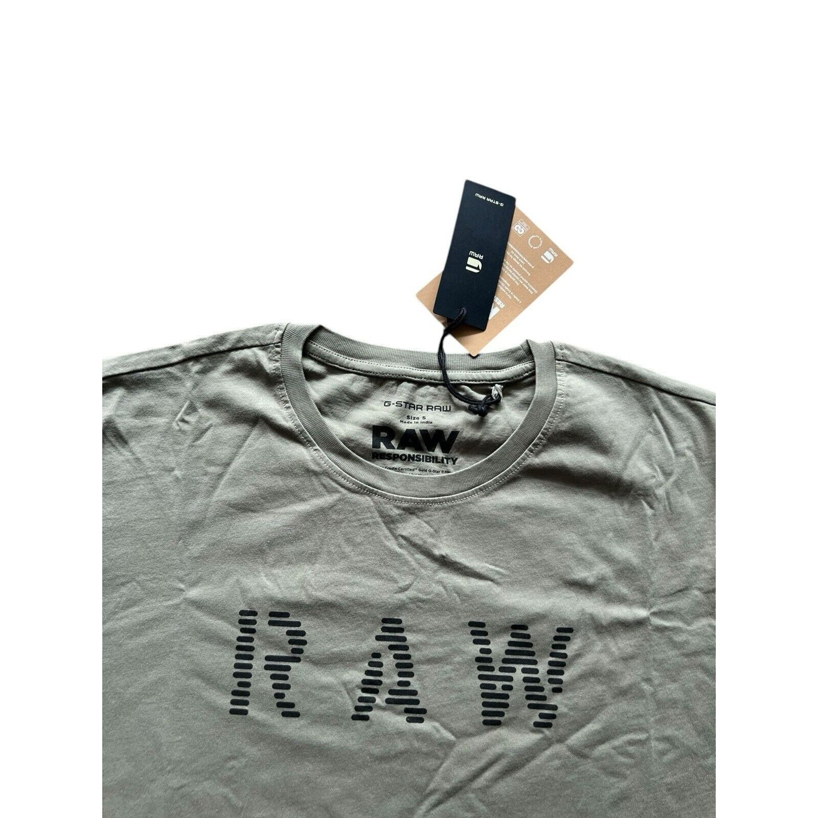 G-Star G-Star Raw Mens Logo Tee Shamrock T-Shirt $60 Size S Size US S / EU 44-46 / 1 - 2 Thumbnail