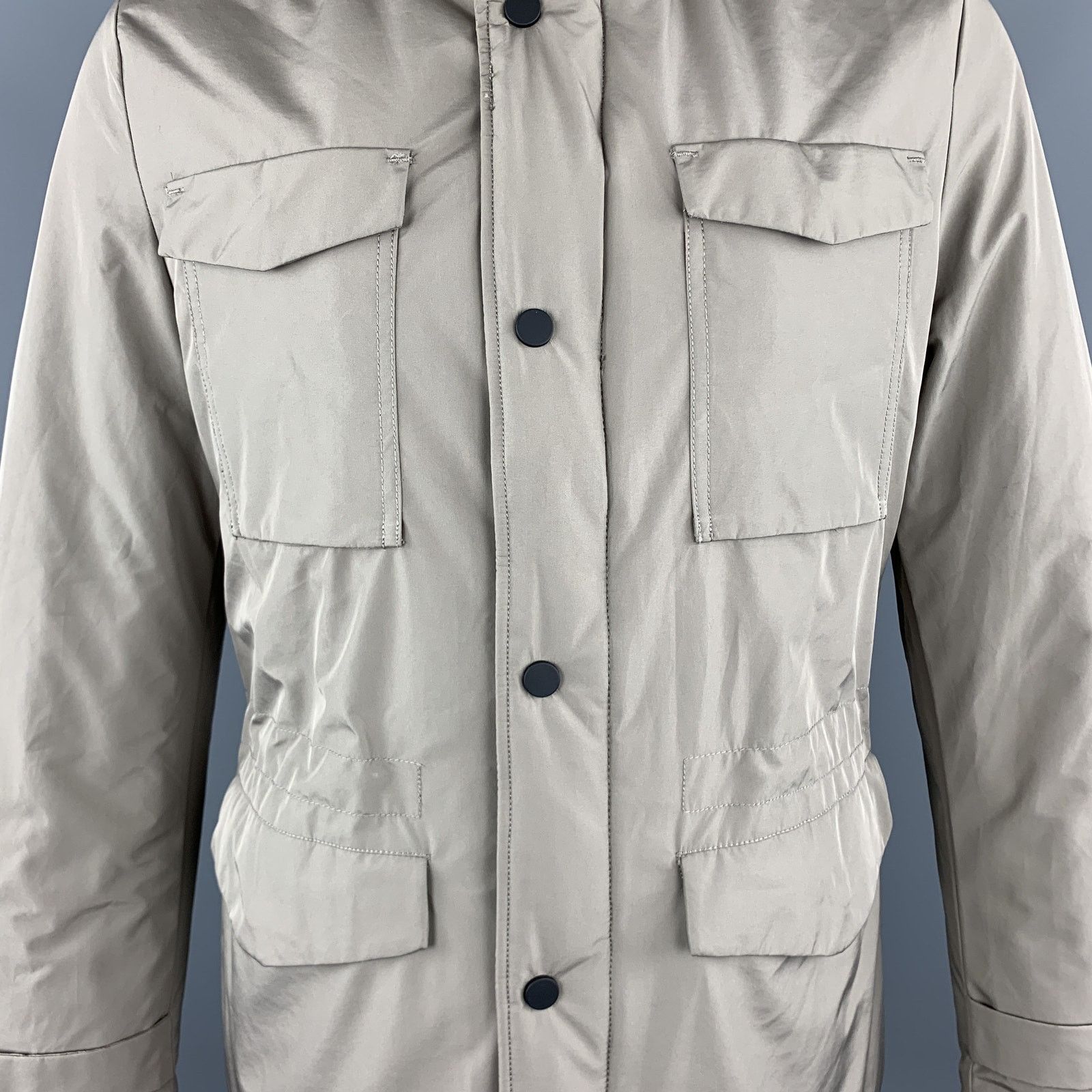 Eredipisano EREDI PISANO M Khaki Beige Padded Pocket Winter Jacket Size US M / EU 48-50 / 2 - 3 Thumbnail