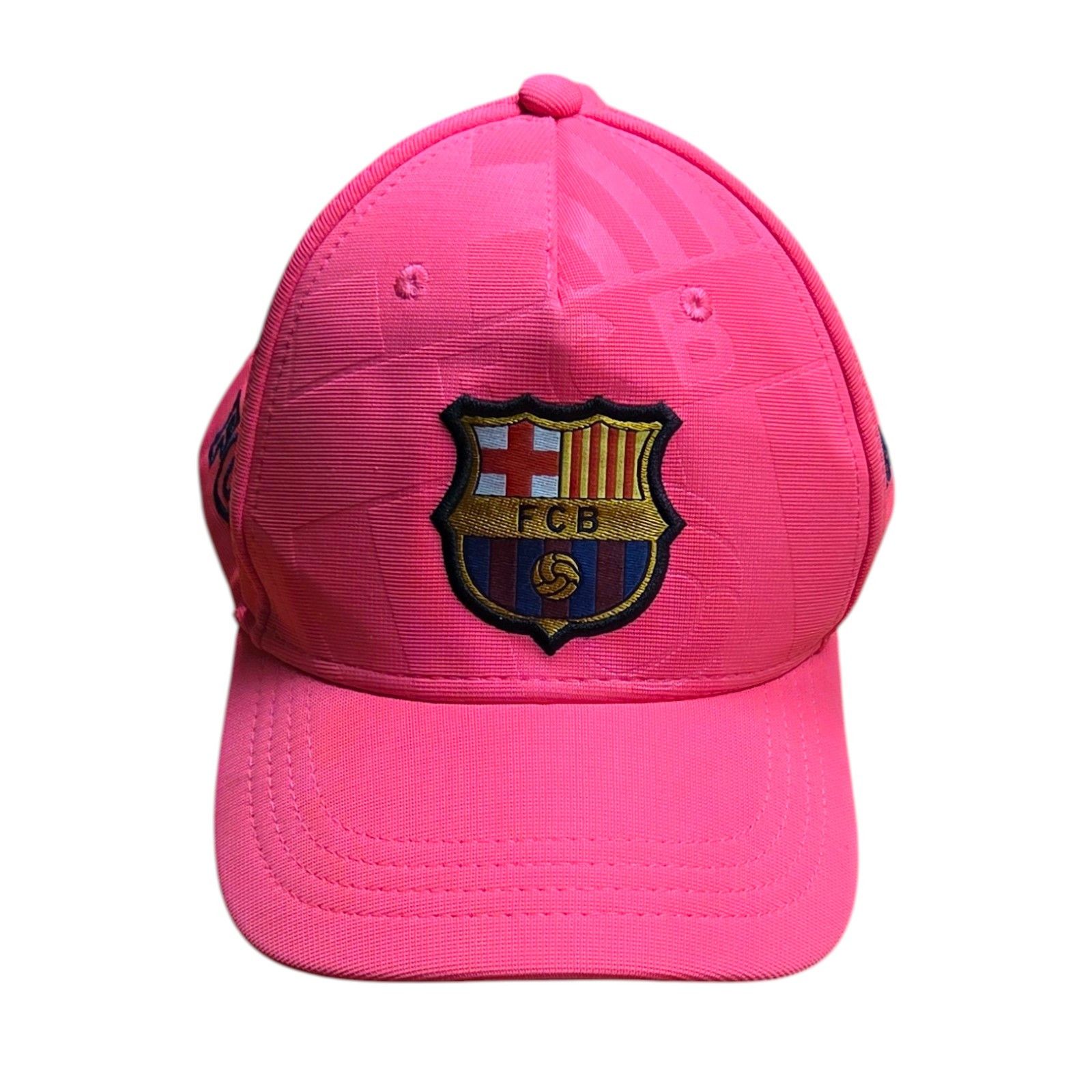 Vintage FCB Official FC Barcelona Pink Football Soccer Hat Cap Size ONE SIZE - 1 Thumbnail