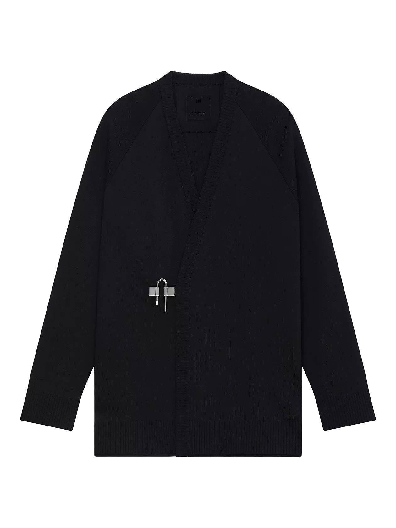 Givenchy o1w1db10325 U Lock Cardigan in Black Size US S / EU 44-46 / 1 - 1 Thumbnail
