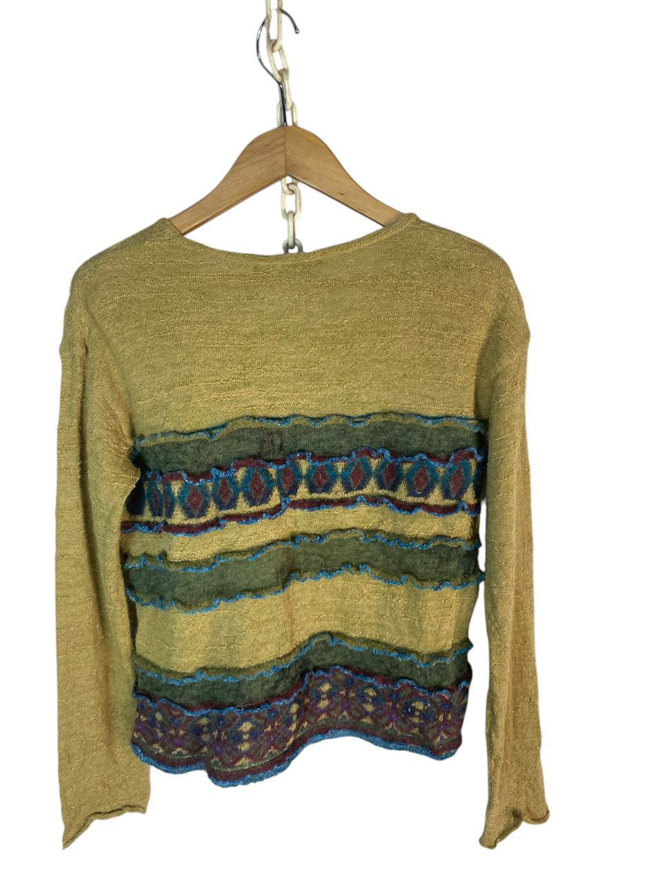 Japanese Brand M.&kyoko multicolor croptop knitwear Size M / US 6-8 / IT 42-44 - 2 Thumbnail