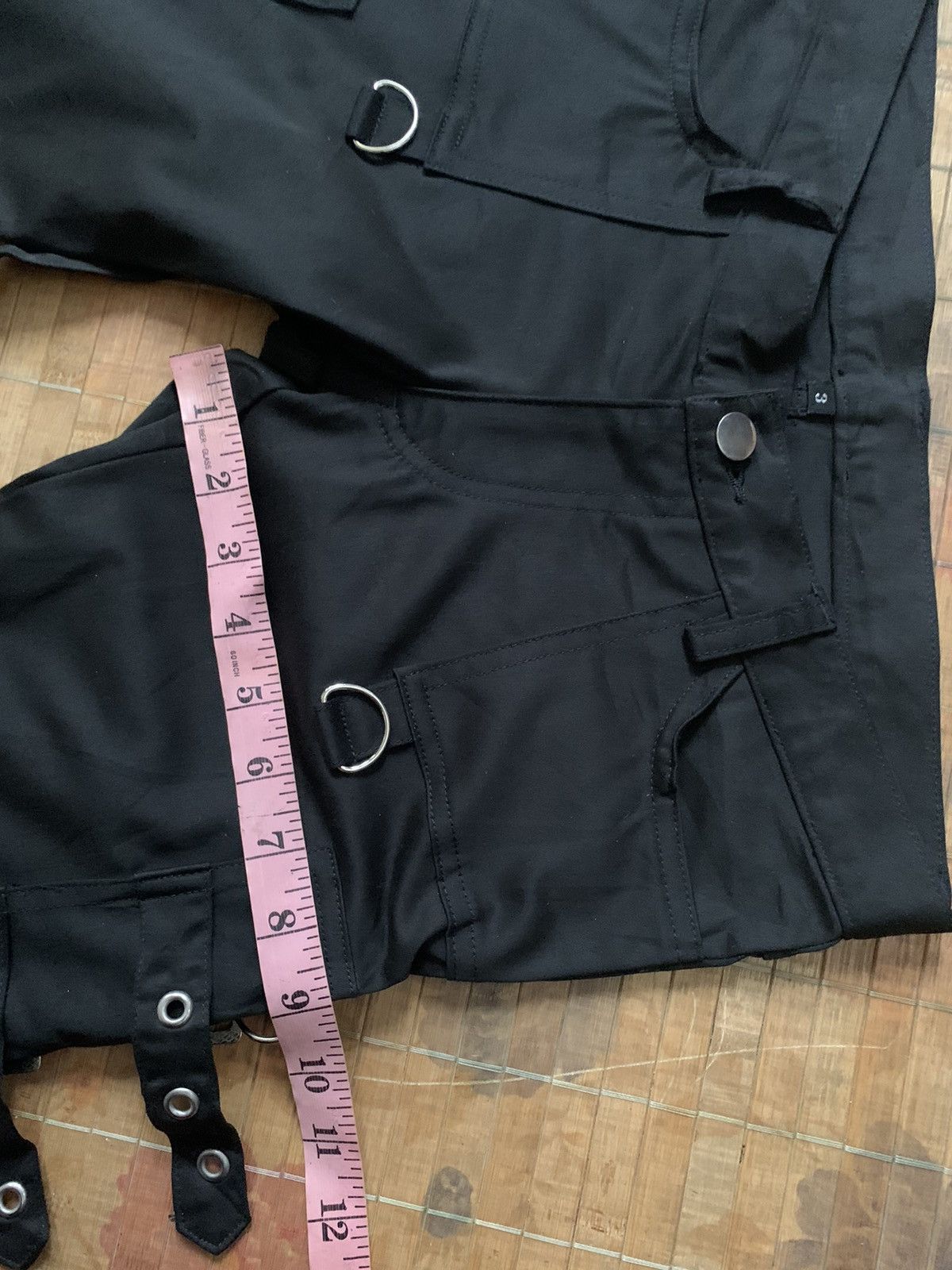 If Six Was Nine Bondage Gothic Punk Unisex Unbrand Flare Pant Made In Japan Size US 28 / EU 44 - 22 Thumbnail