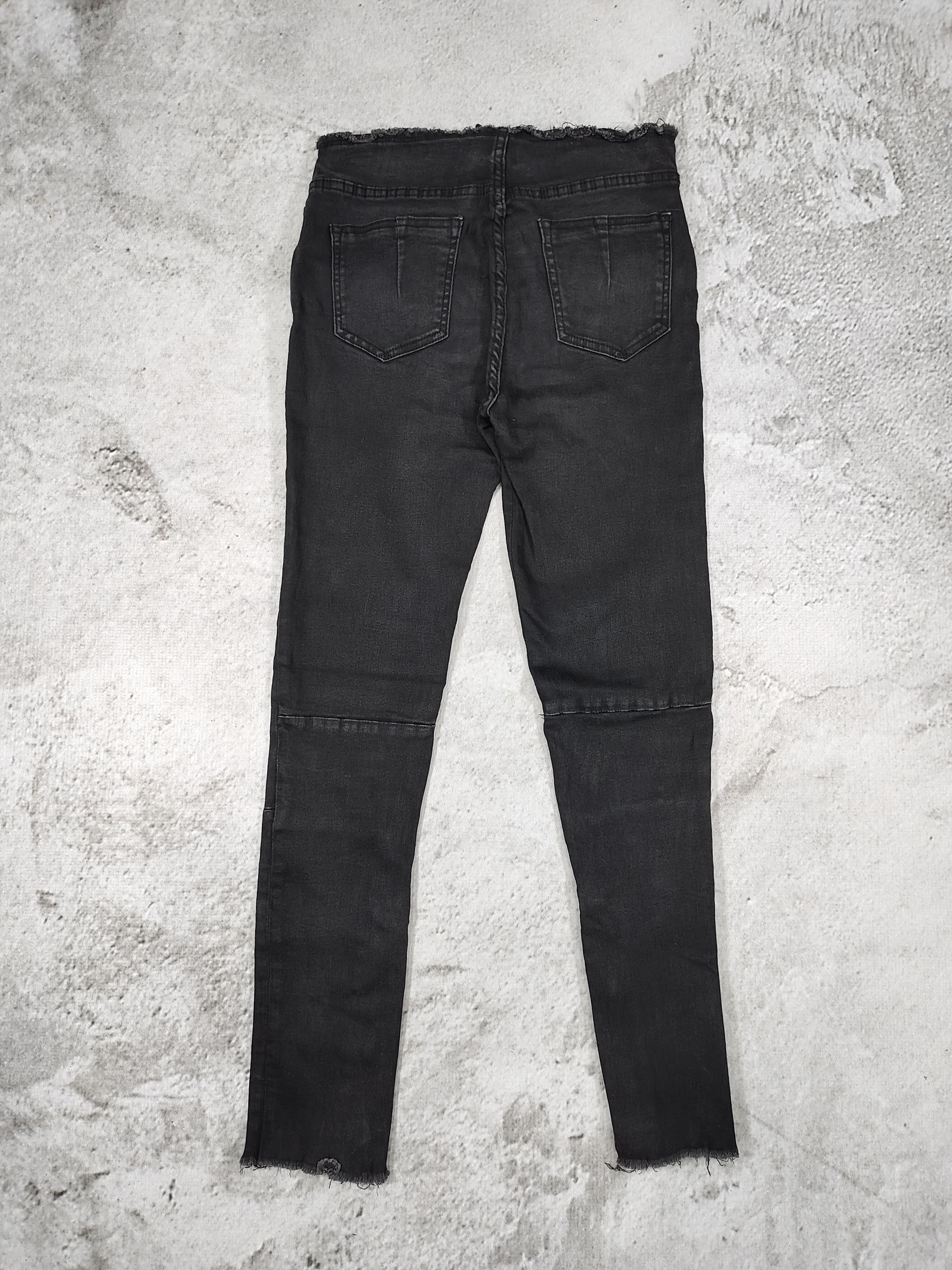 Ben Taverniti Unravel Project Unravel Project- Gothic Glam Rock Lace Up Skinny Jeans Size 28" / US 6 / IT 42 - 7 Thumbnail