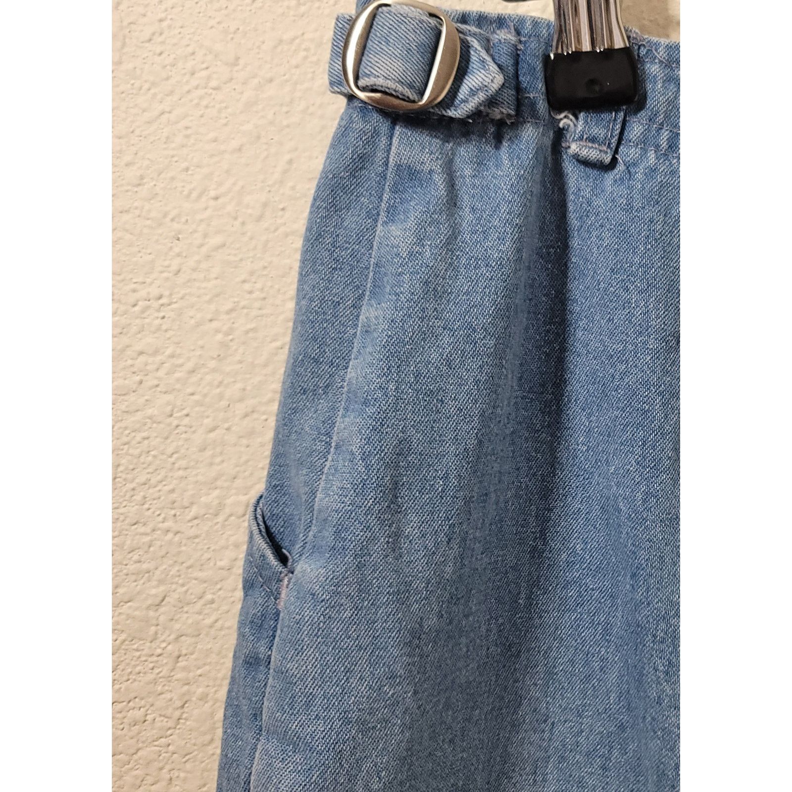 Other Westbound Blue Lightwashed Denim Shorts 18 Slashed Pockets Size 40" / US 18 - 3 Thumbnail