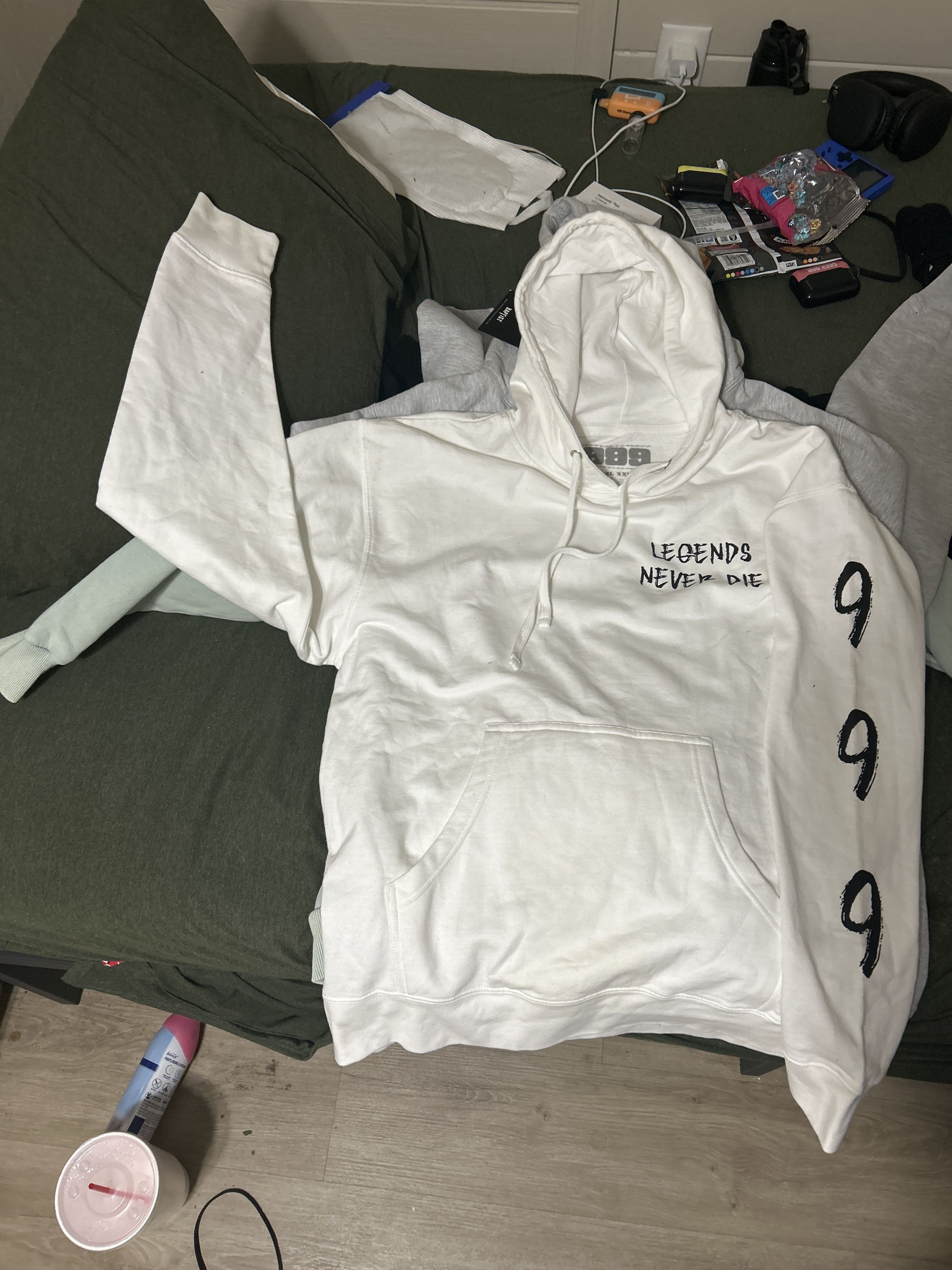 999 Club Juice WRLD Moonlight Hoodie Size US L / EU 52-54 / 3 - 1 Thumbnail