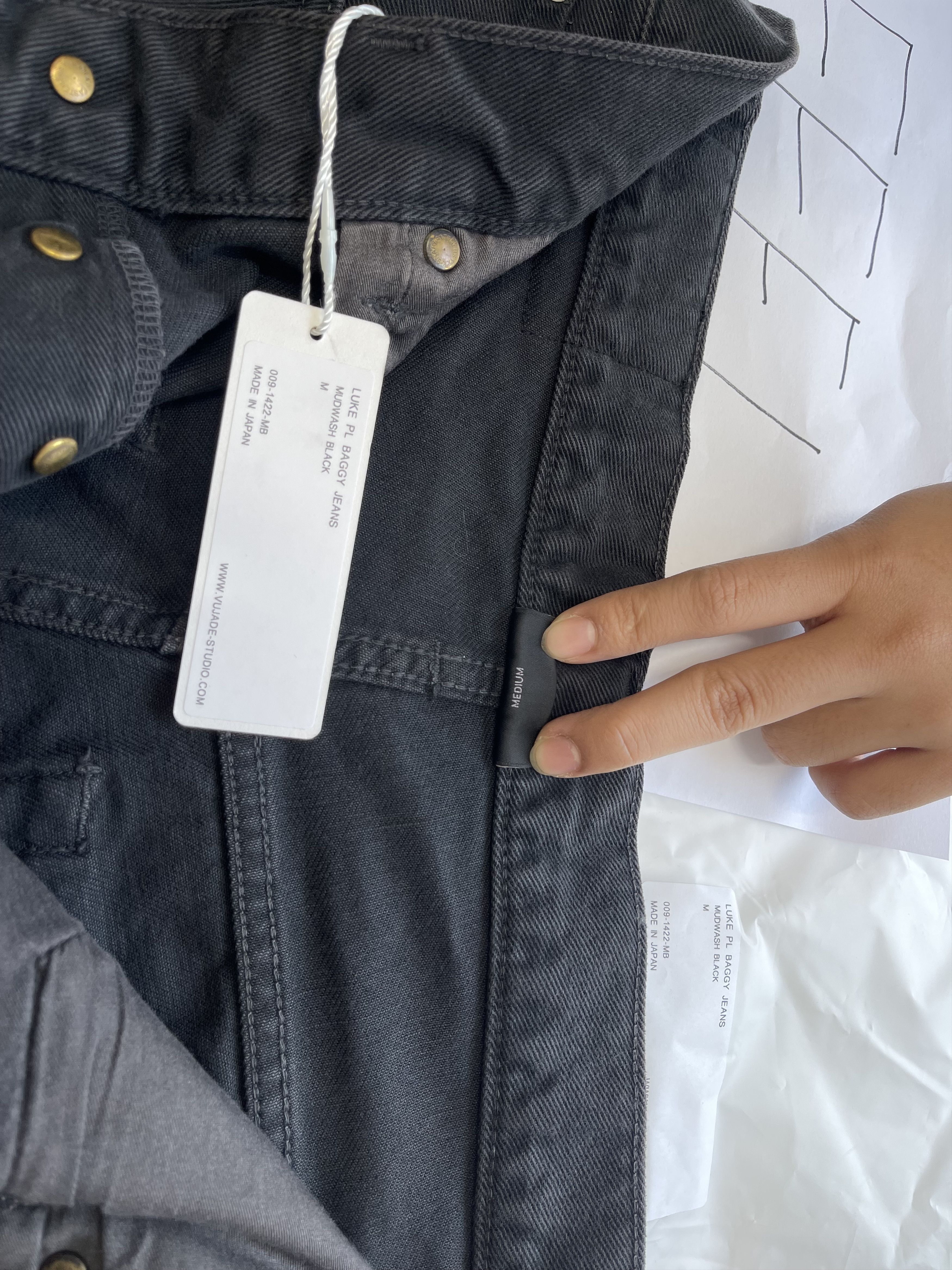 パンツ VUJADE LUKE PL BAGGY JEANS S Vuja de Luke Pl Denim Effect Trousers | Fashion Pickups | TikTok
