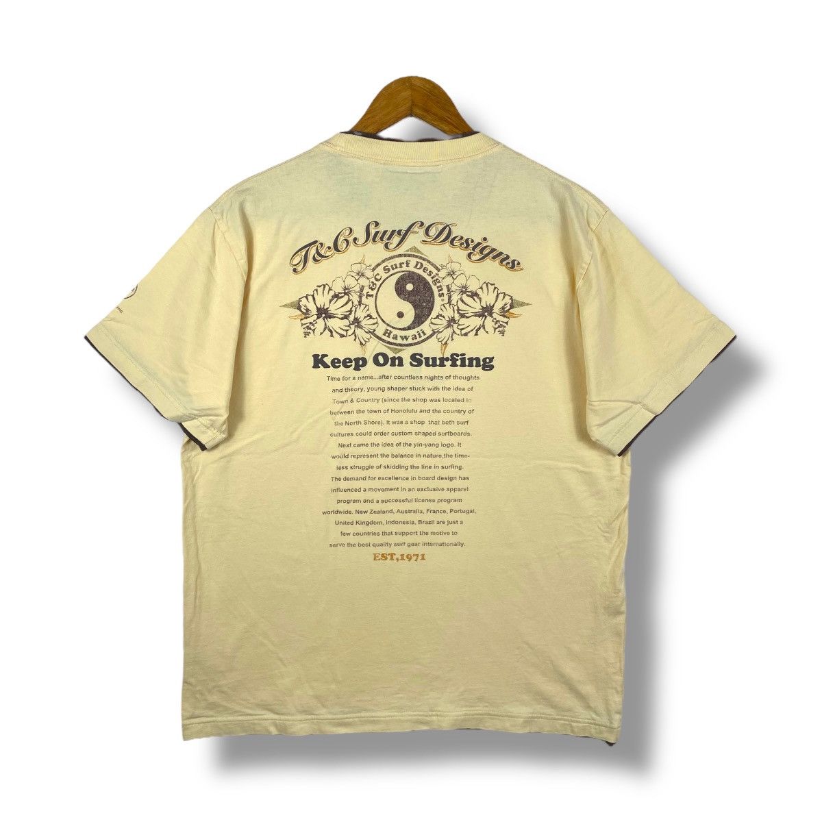 Vintage Vintage T&C Surf Designs Keep On Surfing Double Layered Surf Size US XL / EU 56 / 4 - 1 Thumbnail