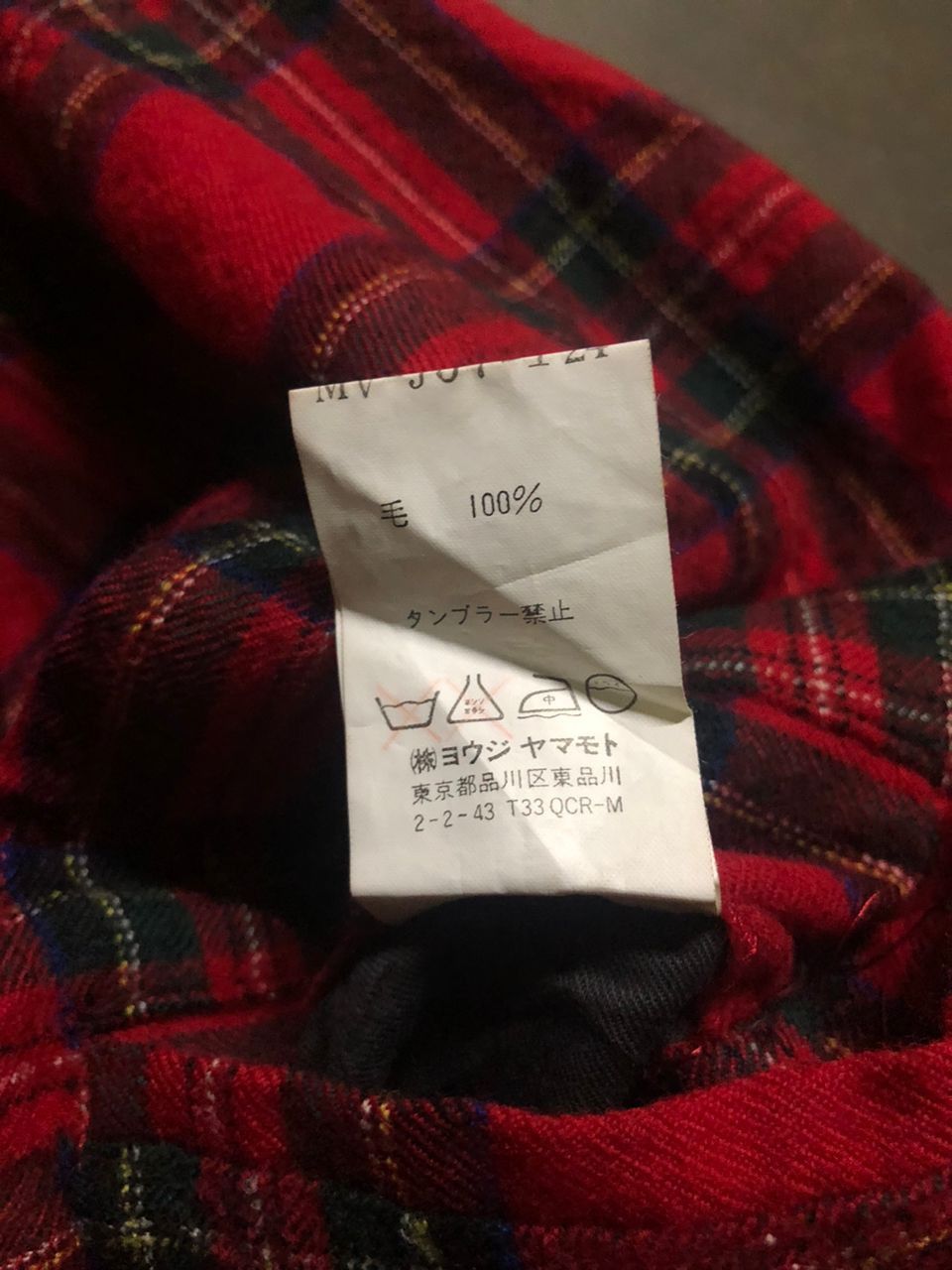 Yohji Yamamoto Vintage Yohji Yamamoto Y's For Men Wool Red Plaid Jacket Size US M / EU 48-50 / 2 - 17 Thumbnail