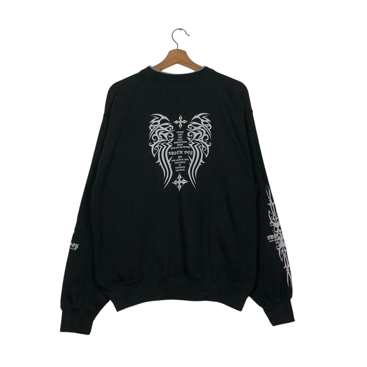 Hysteric Glamour 📌Vintage Sweatshirt Rusty Boy Punk Design Big Logo Size US L / EU 52-54 / 3 - 9 Thumbnail