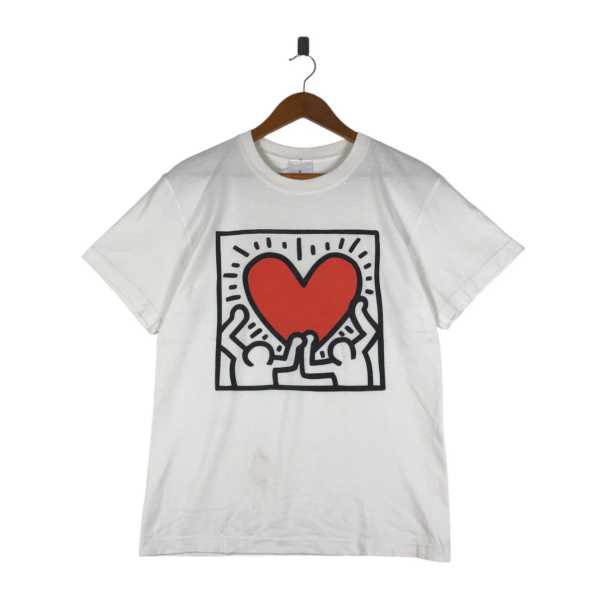 Japanese Brand × Keith Haring KEITH HARING Doodle Big Printed T-Shirt Size US M / EU 48-50 / 2 - 1 Thumbnail