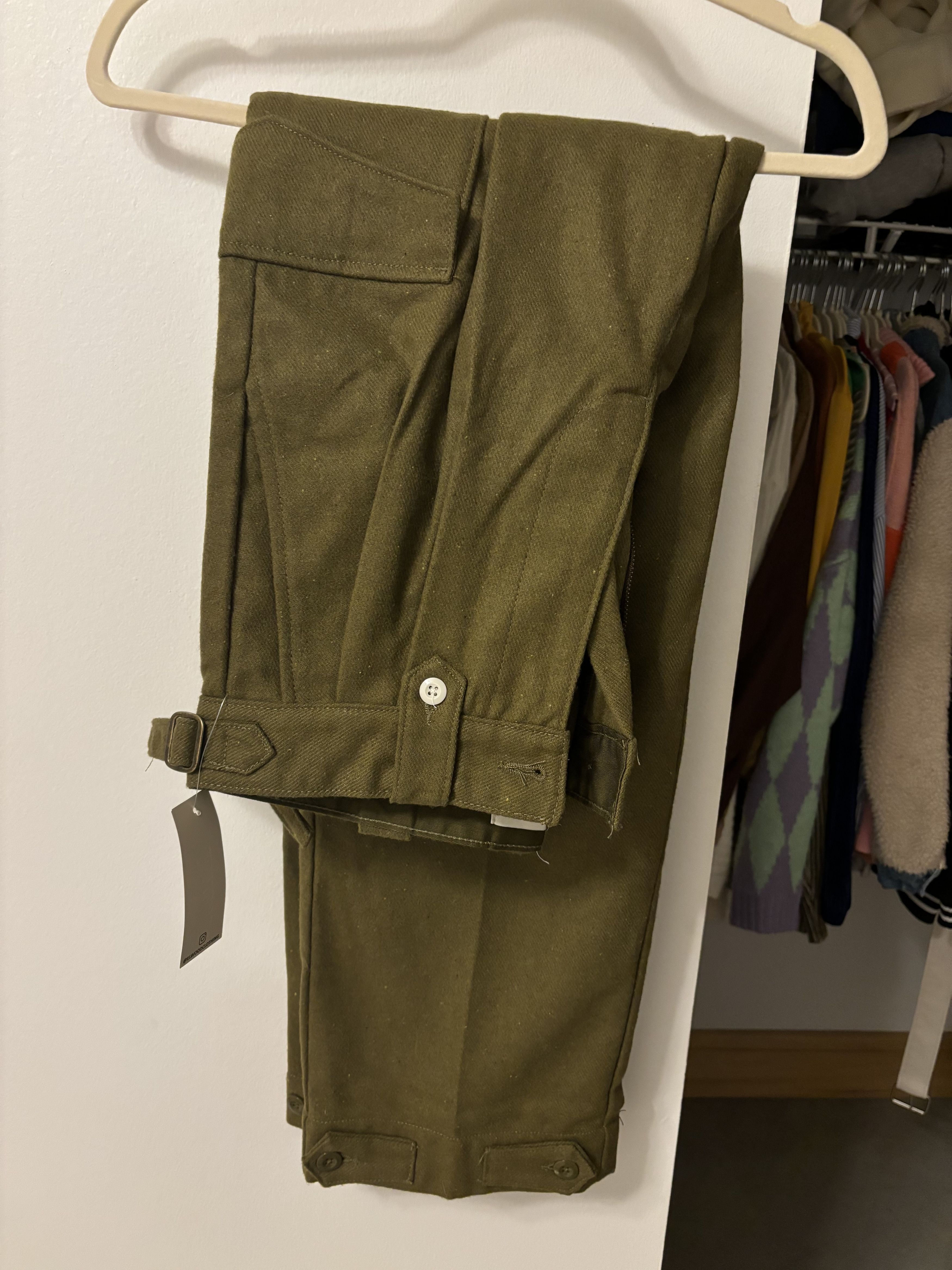 Elwood Elwood Men’s Linen Trousers Size US 29 - 3 Thumbnail