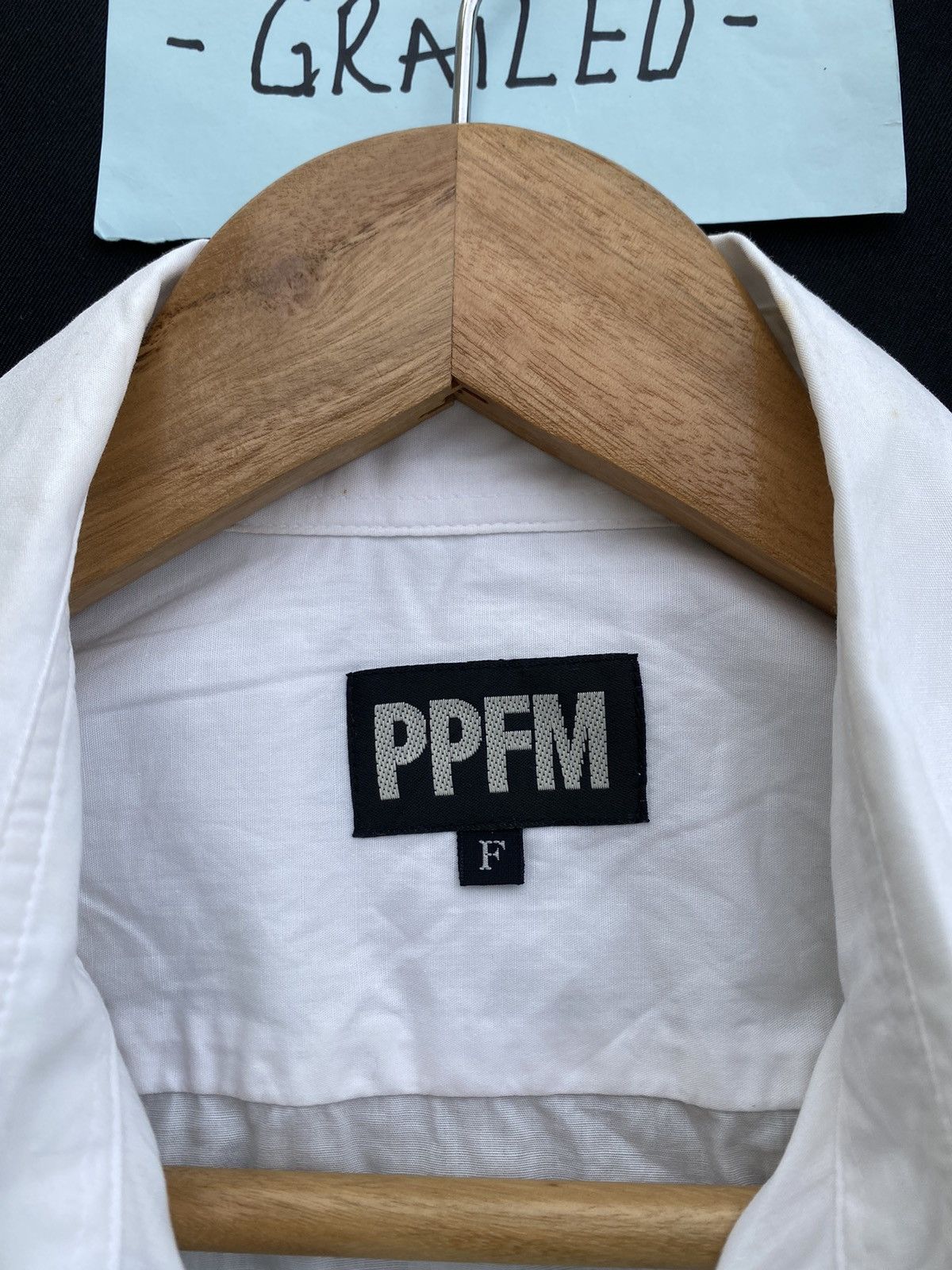 PPFM Rare PPFM White Button Shirt Size US S / EU 44-46 / 1 - 9 Thumbnail