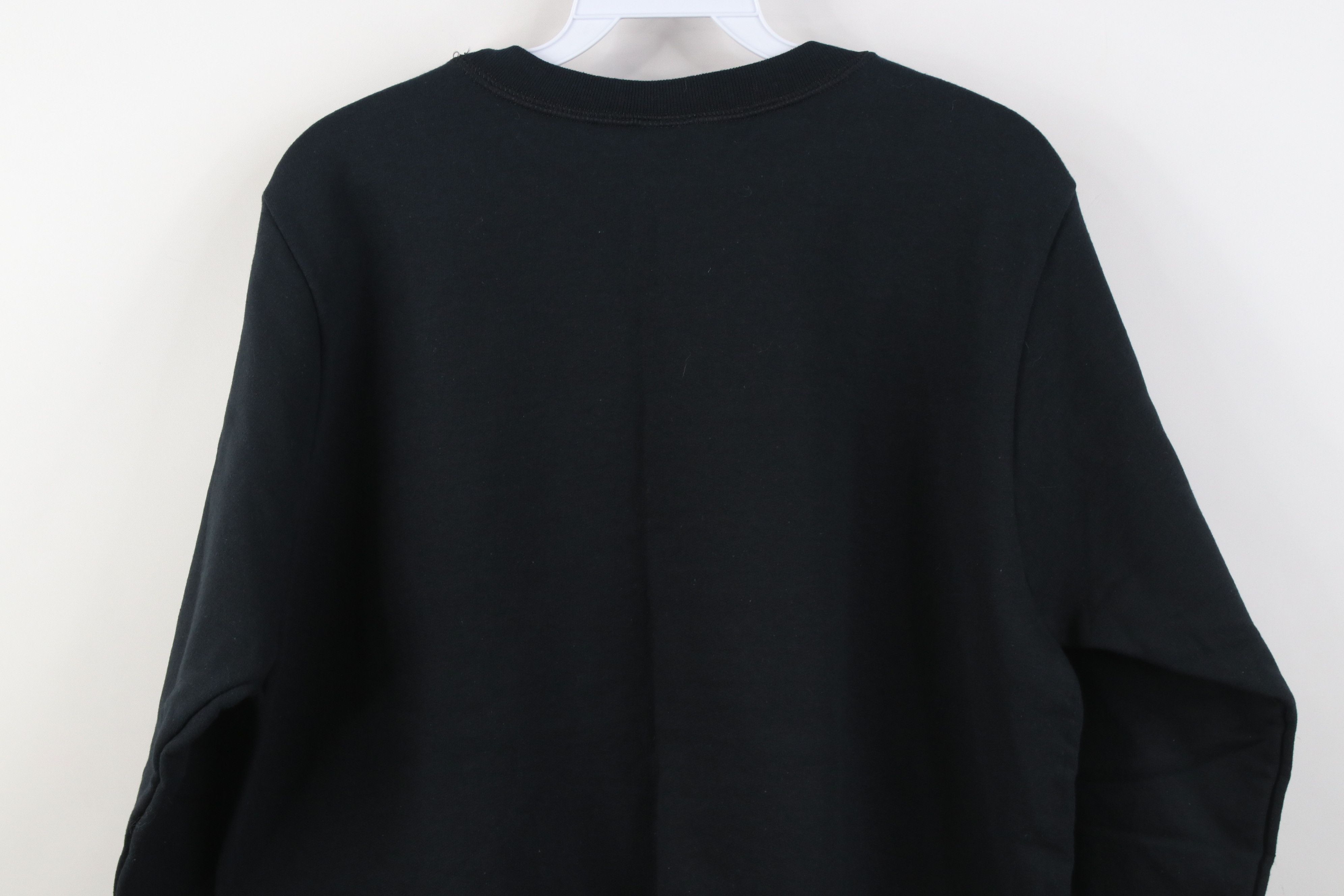 Vintage Vintage Y2K Streetwear Blank Heavy Crewneck Sweatshirt Black Size M / US 6-8 / IT 42-44 - 9 Thumbnail