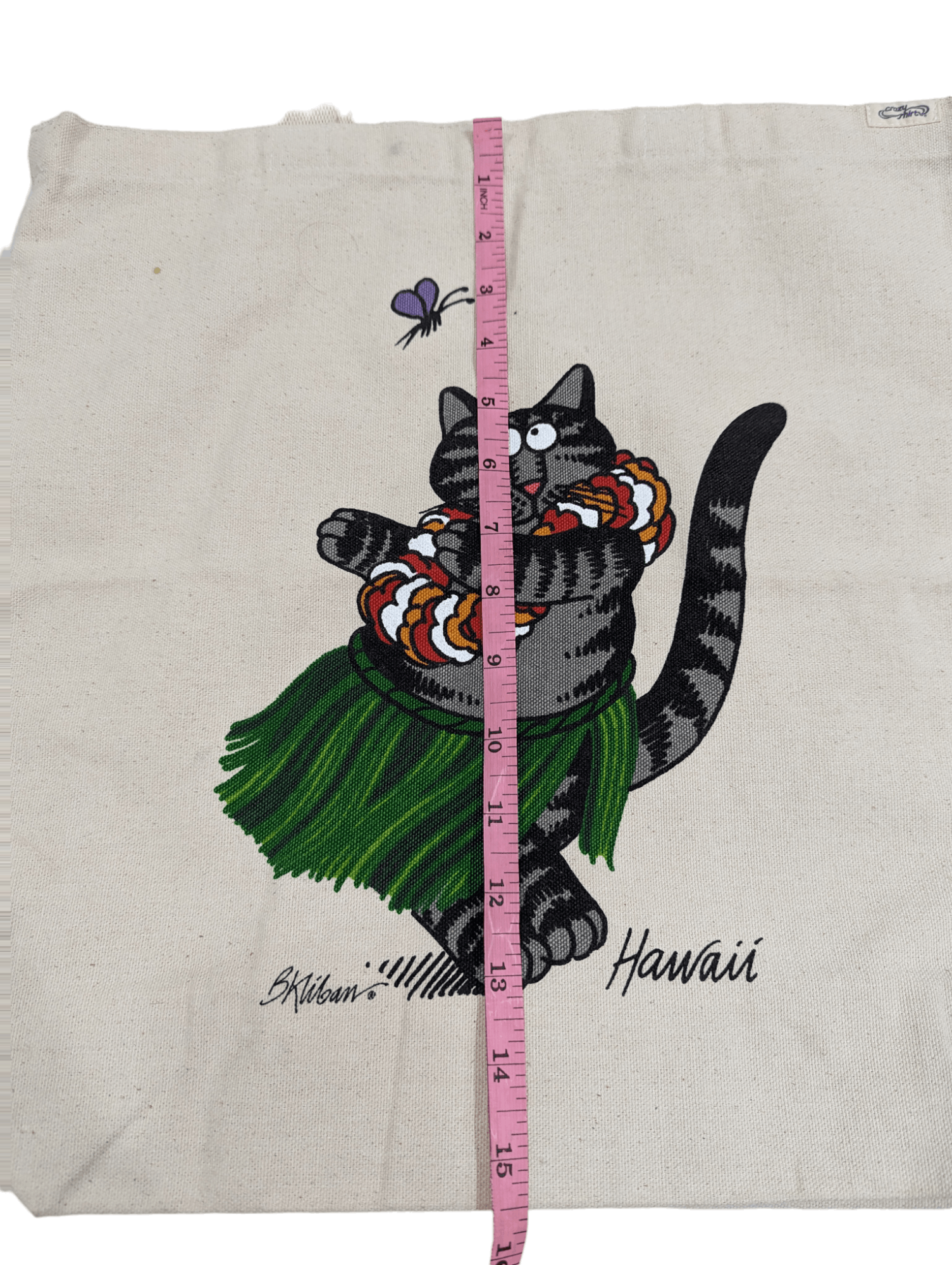 Vintage CRAZY SHIRT BKLIBAN TOTE BAG Size ONE SIZE - 5 Thumbnail