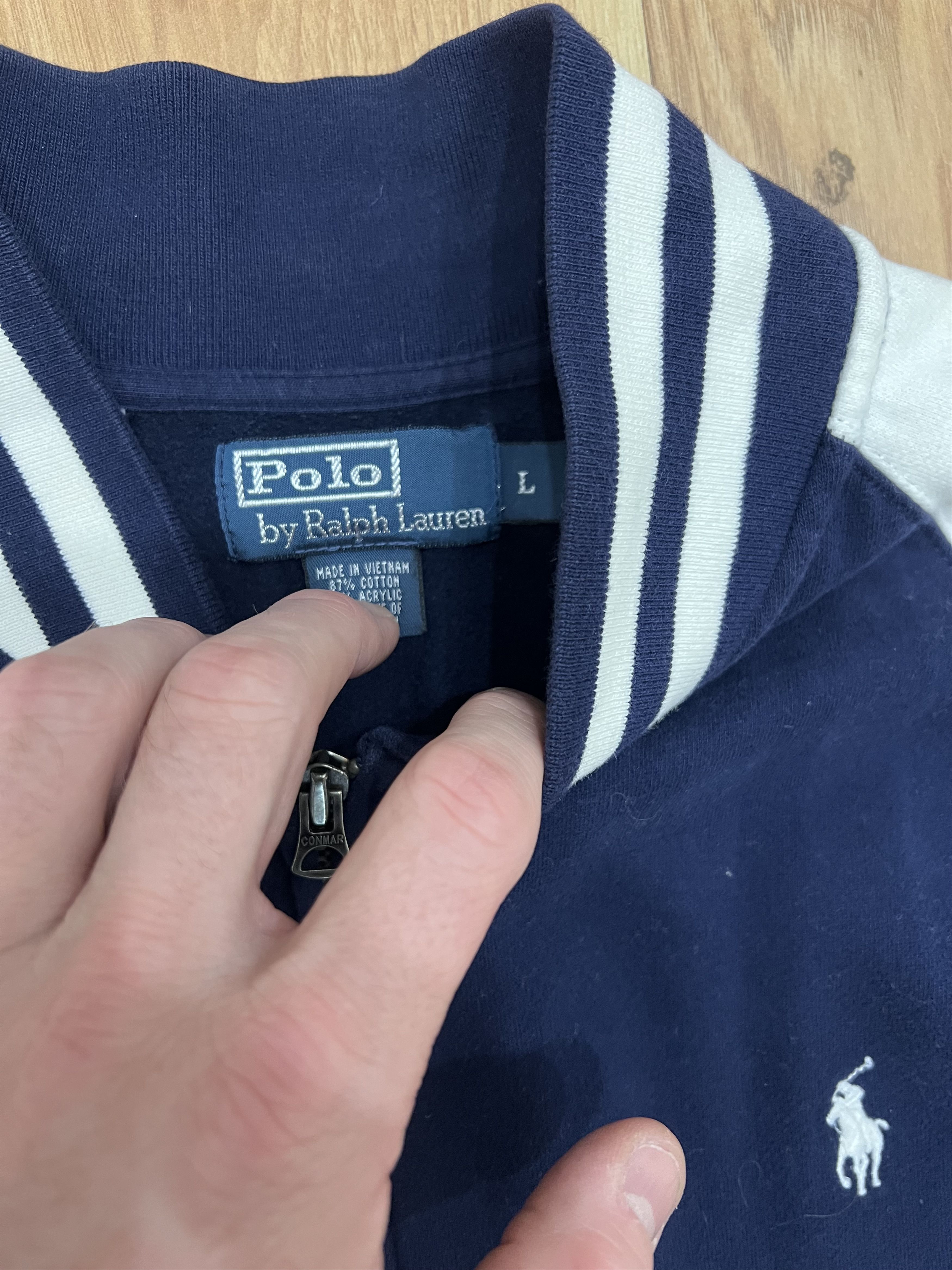 Polo Ralph Lauren Polo Ralph Lauren Knitted Zip Jacket Size US L / EU 52-54 / 3 - 5 Thumbnail