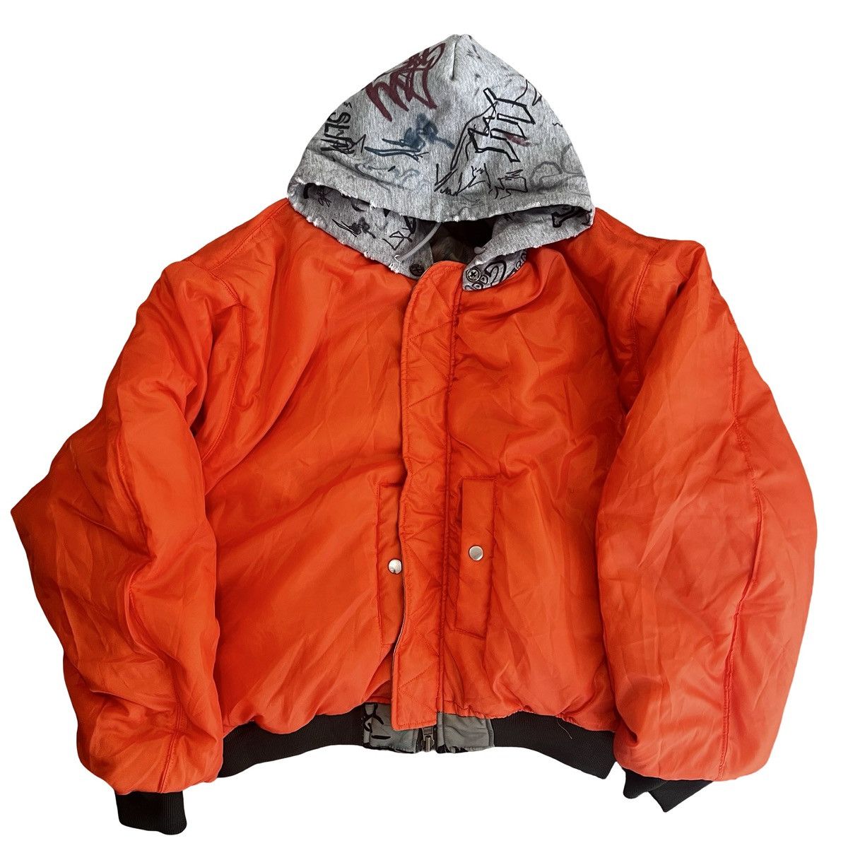 Mowalola MOWALOLA 2026 Graffiti Reversible Bomber Jacket L Size US L / EU 52-54 / 3 - 15 Thumbnail