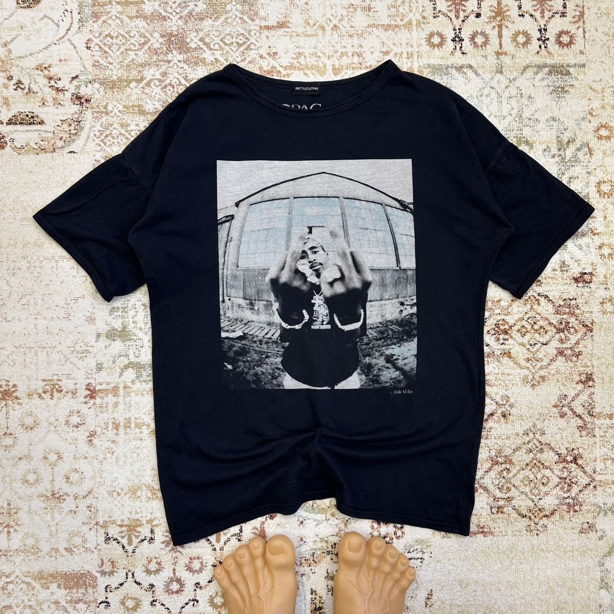 Japanese Brand × Vintage Vintage Tupac T-shirts Big Logo Rap Fit 2Pac Y2K 00s Size US M / EU 48-50 / 2 - 1 Thumbnail