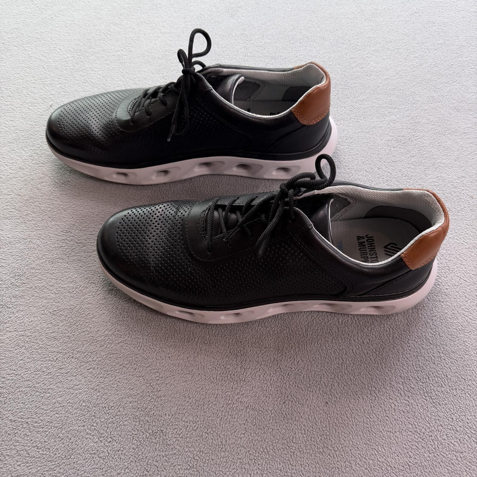 Johnston & Murphy Johnston & Murphy TRUFOAM Perforated Leather Sneakers 9.5M Size US 9.5 / EU 42-43 - 9 Thumbnail