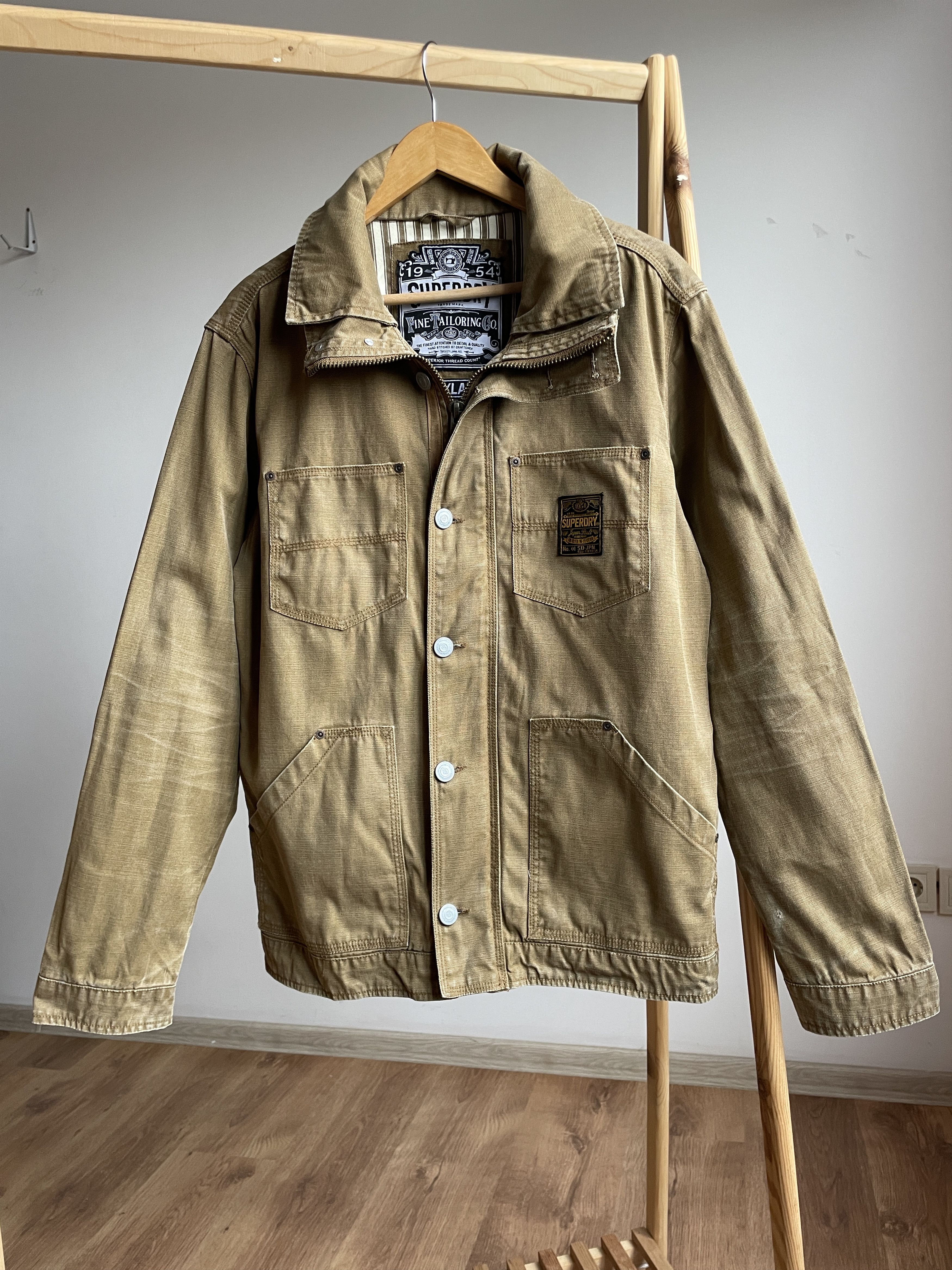 Superdry Superdry Canvas Work Chore Jacket Size XL Size US XL / EU 56 / 4 - 1 Thumbnail