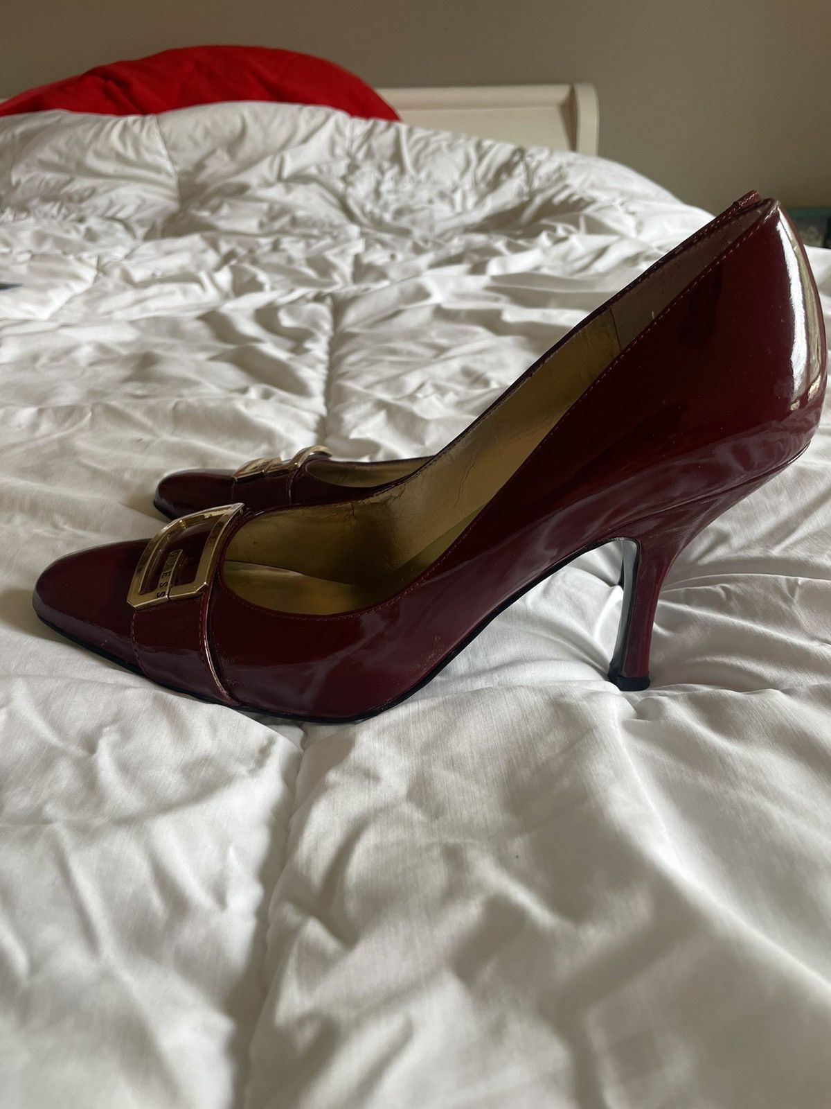 Guess Burgundy Guess heels Size US 8 / IT 38 - 4 Thumbnail