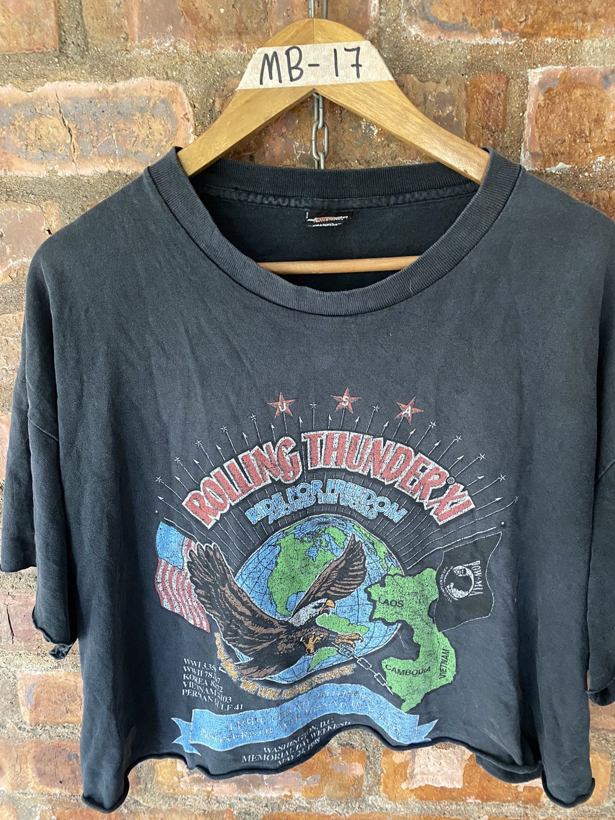 Harley Davidson Rare🔥🔥🔥 1998 Harvey Rolling Thunder Washington Size US XL / EU 56 / 4 - 3 Thumbnail