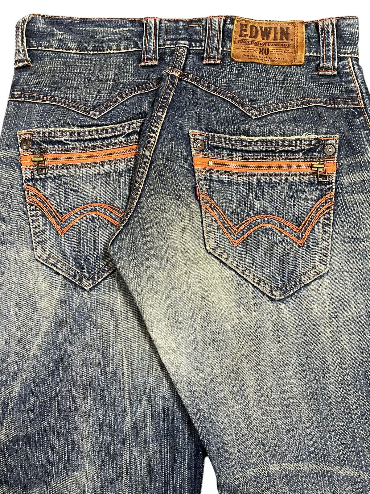 Edwin Edwin XV Exclusive Vintage Blue Faded Wash Baggy Jeans Size US 30 / EU 46 - 6 Thumbnail